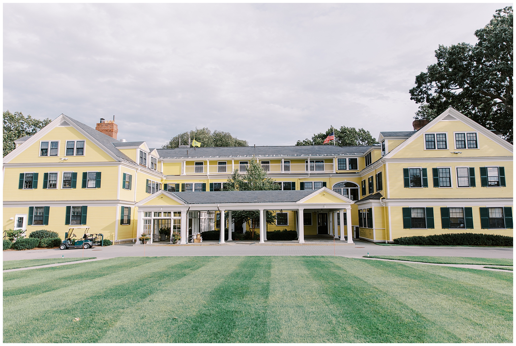 romantic floral centered wedding at The Country Club in Brookline, MA