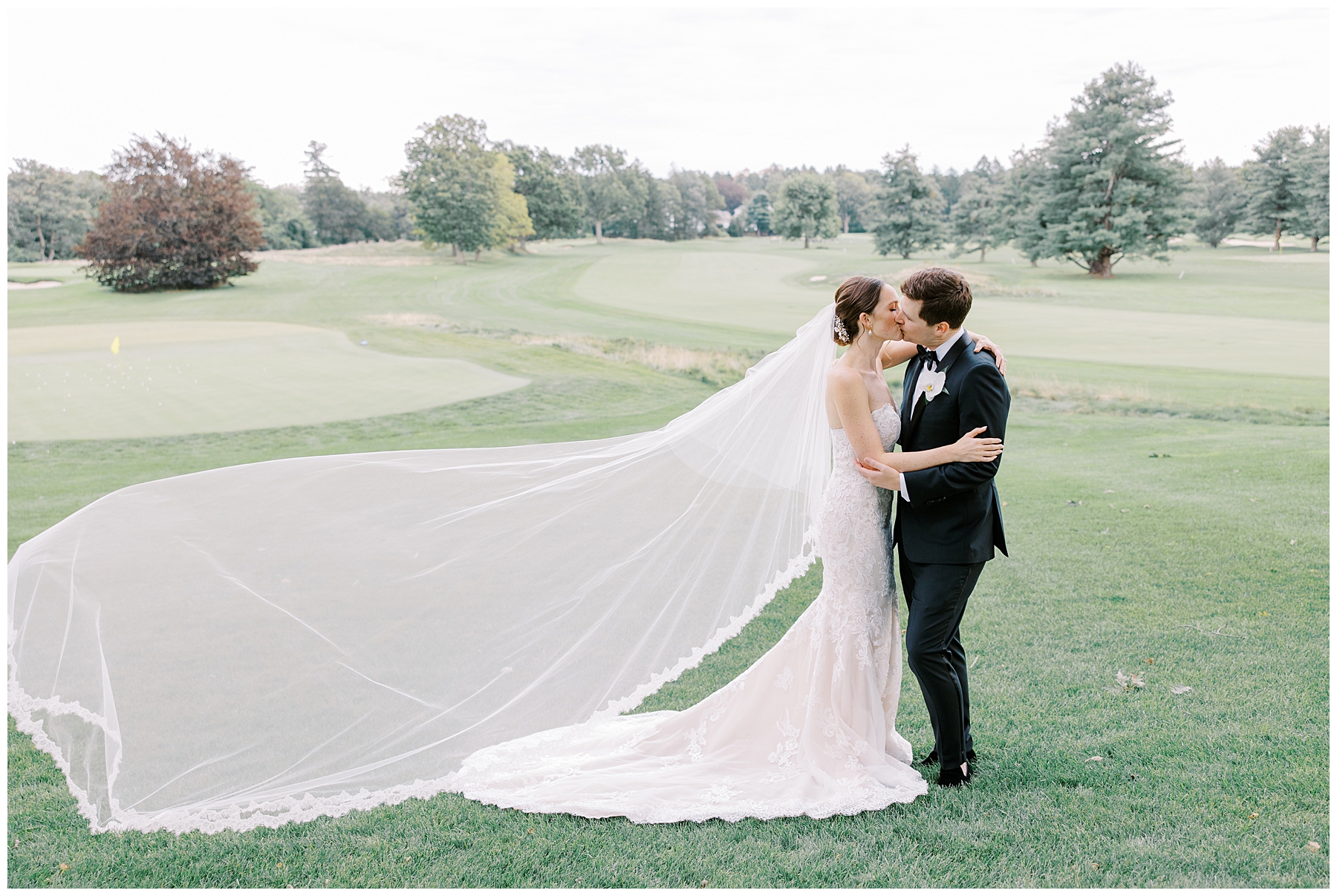 timeless wedding portraits from wedding at The Country Club in Brookline, MA