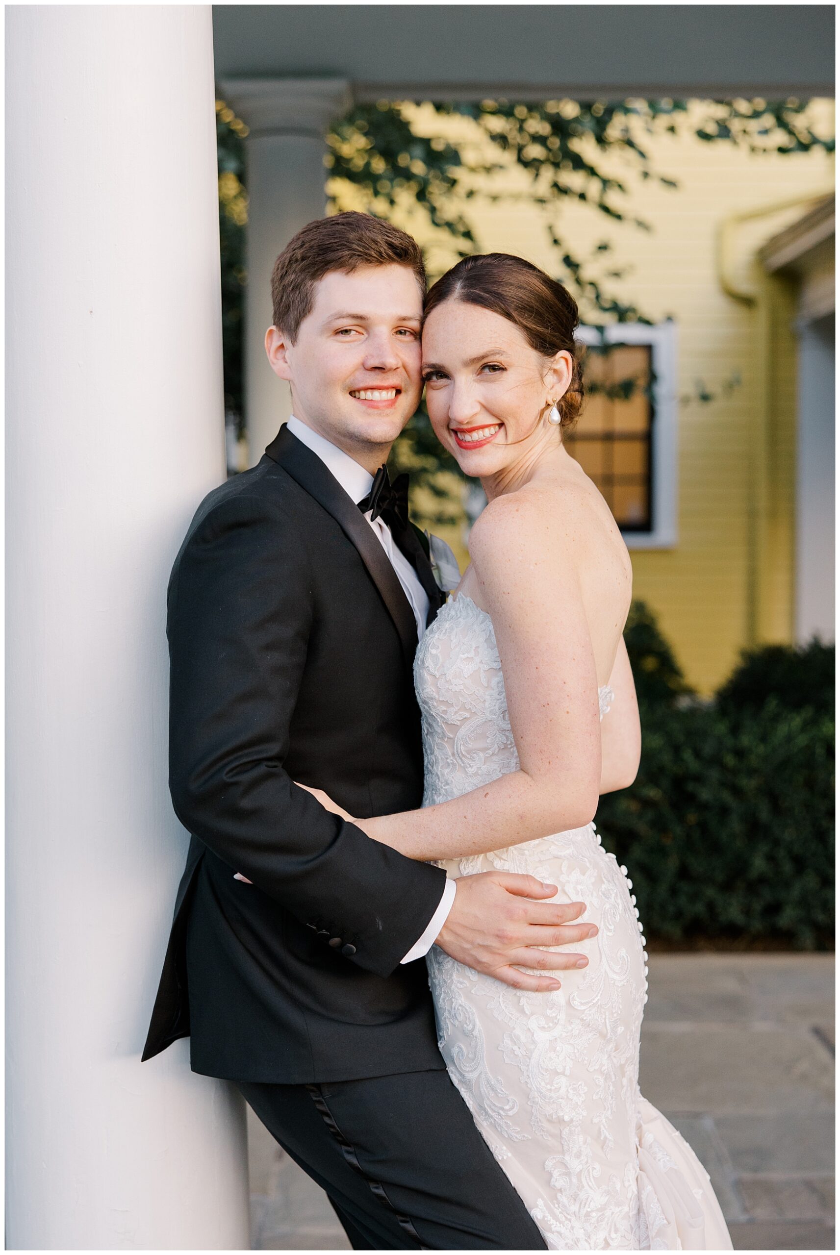 golden hour portraits from Romantic Floral Centered Wedding
