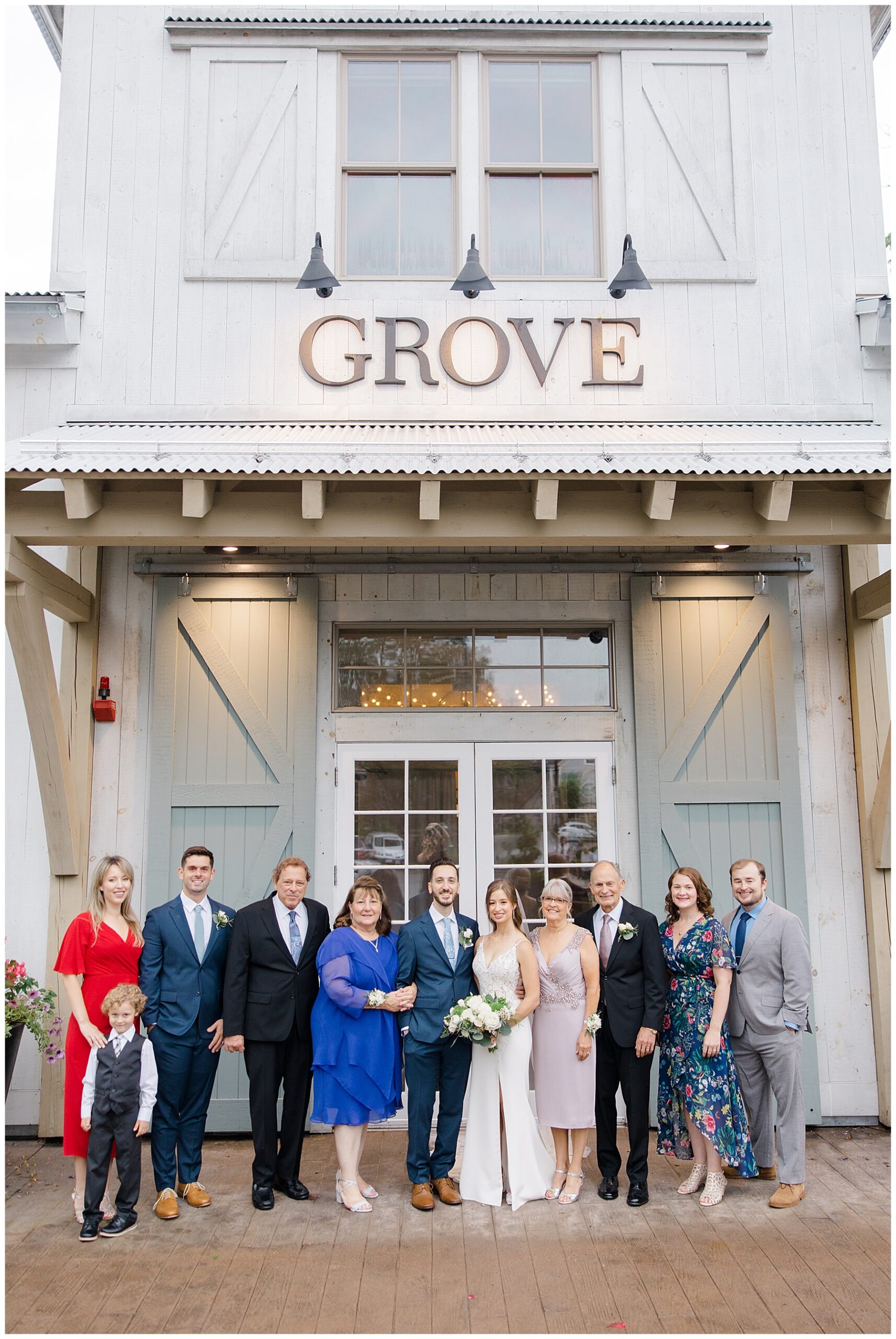 Family photos from Massachusetts Wedding at The Grove at Briar Barn Inn