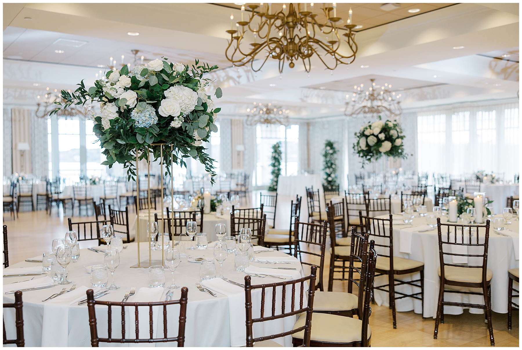 elegant wedding details from Wedding reception at Beauport Hotel in Gloucester, MA