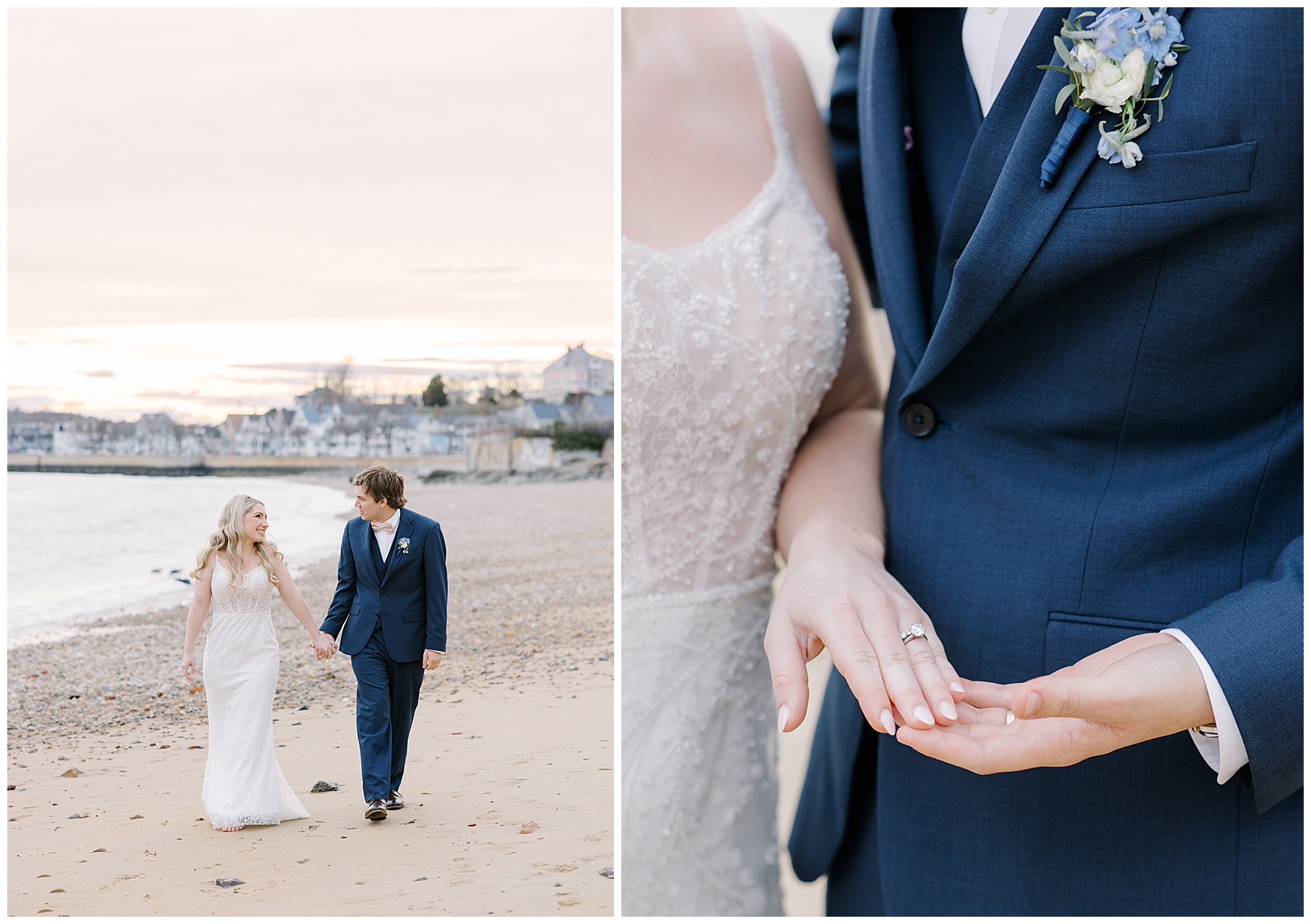 romantic wedding photos from Oceanside Wedding at Beauport Hotel in Gloucester, MA