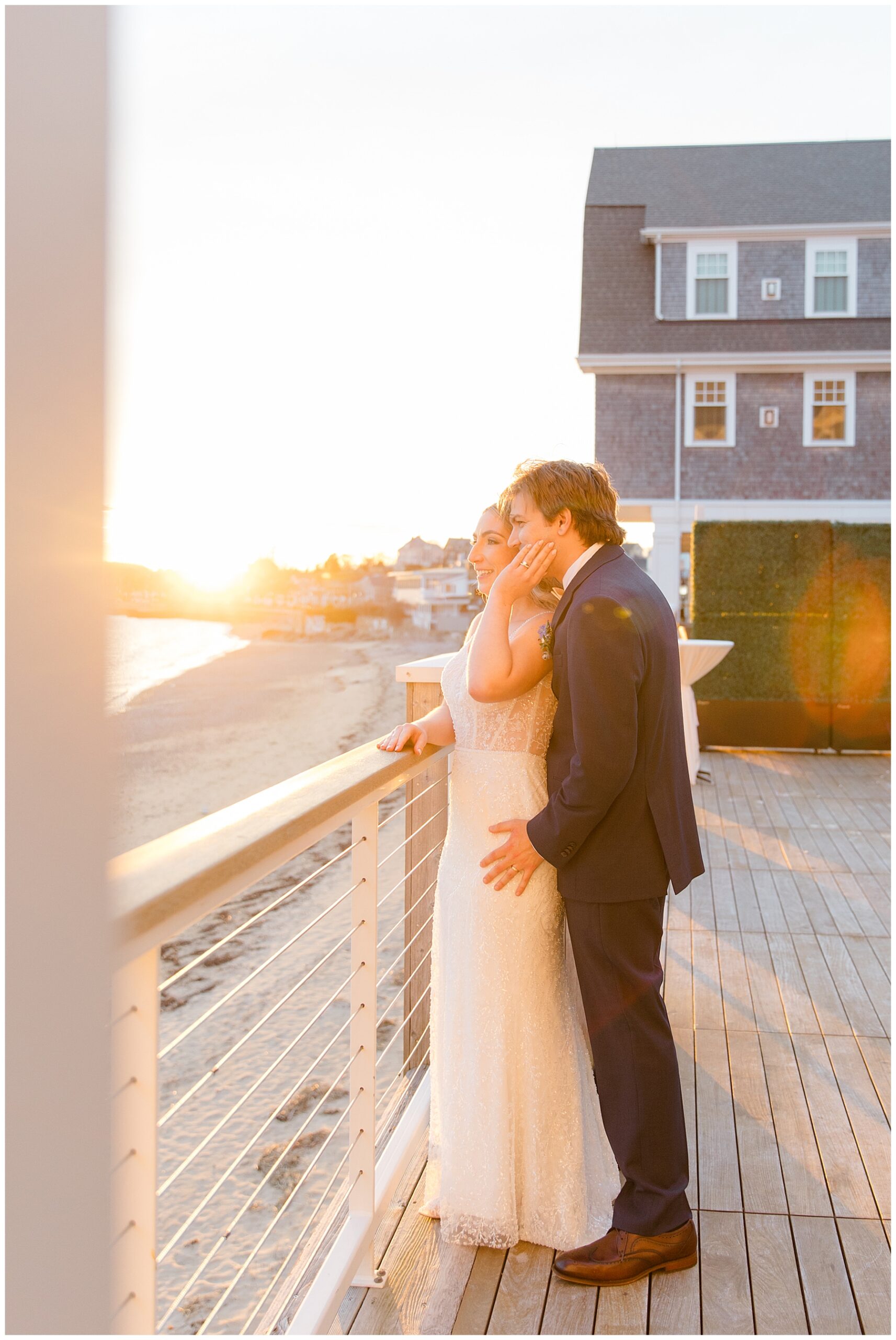 timeless sunset wedding photos
