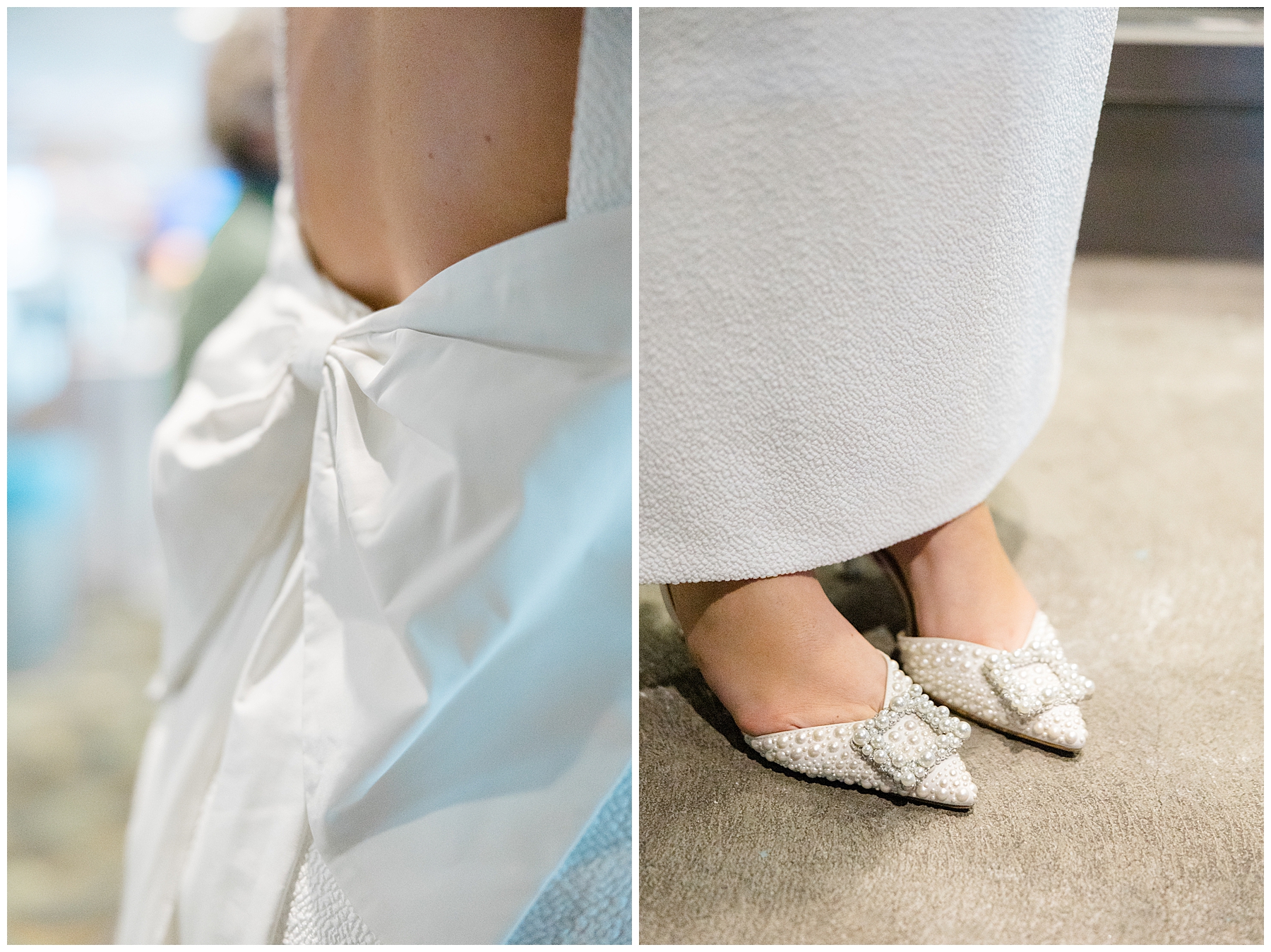 bride-to-be outfit details