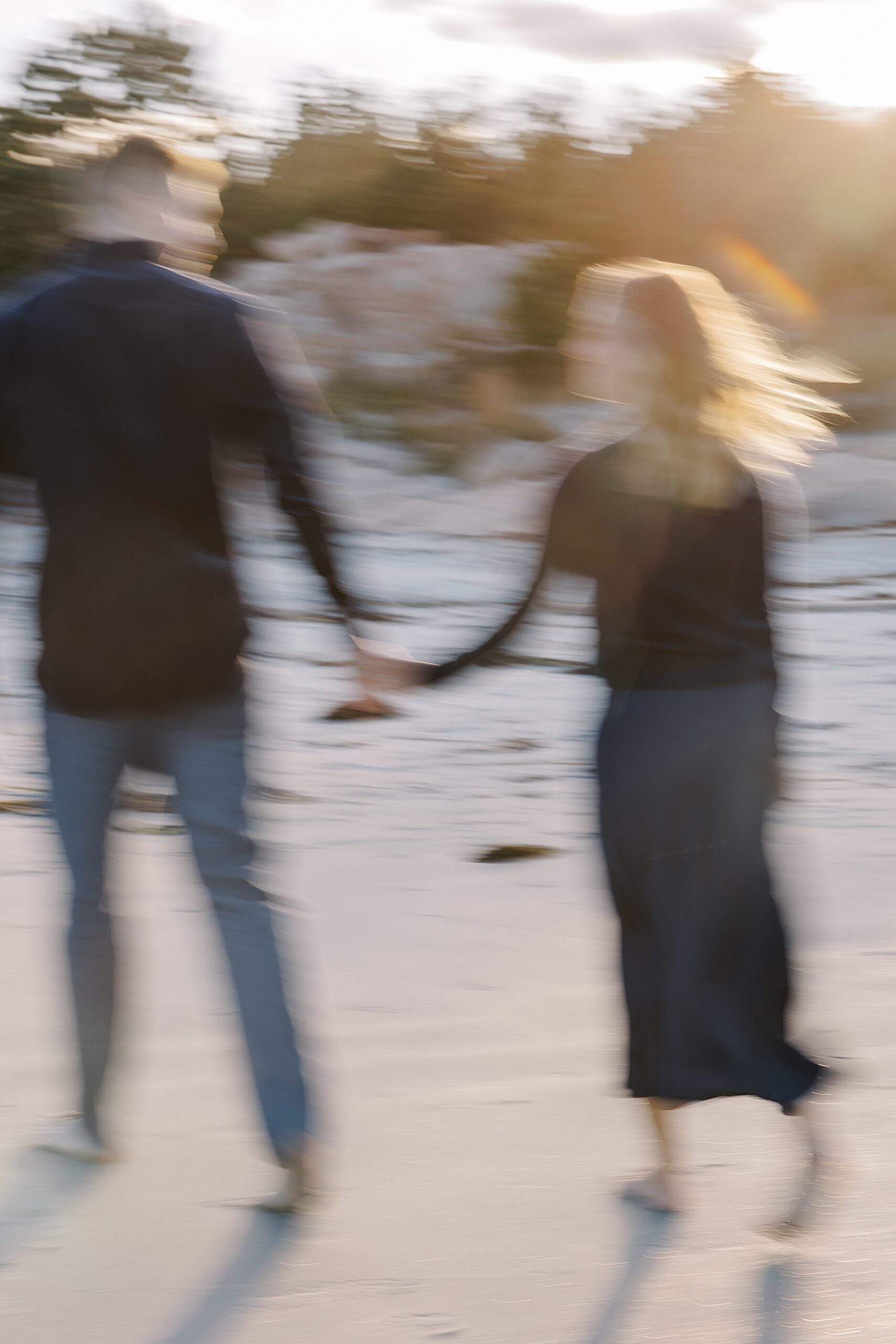 emotion filled engagement at Wingaersheek Beach