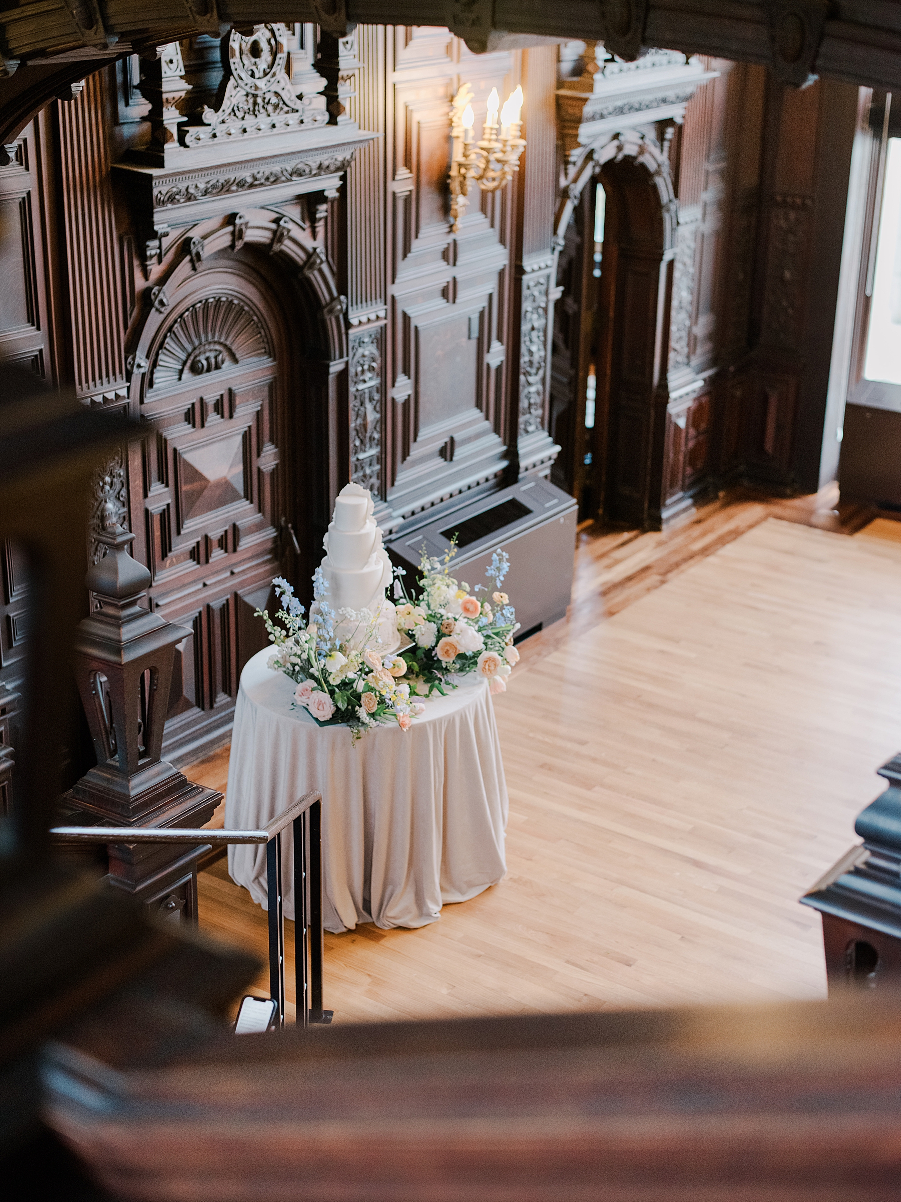 wedding cake from Elegant Branford House Wedding