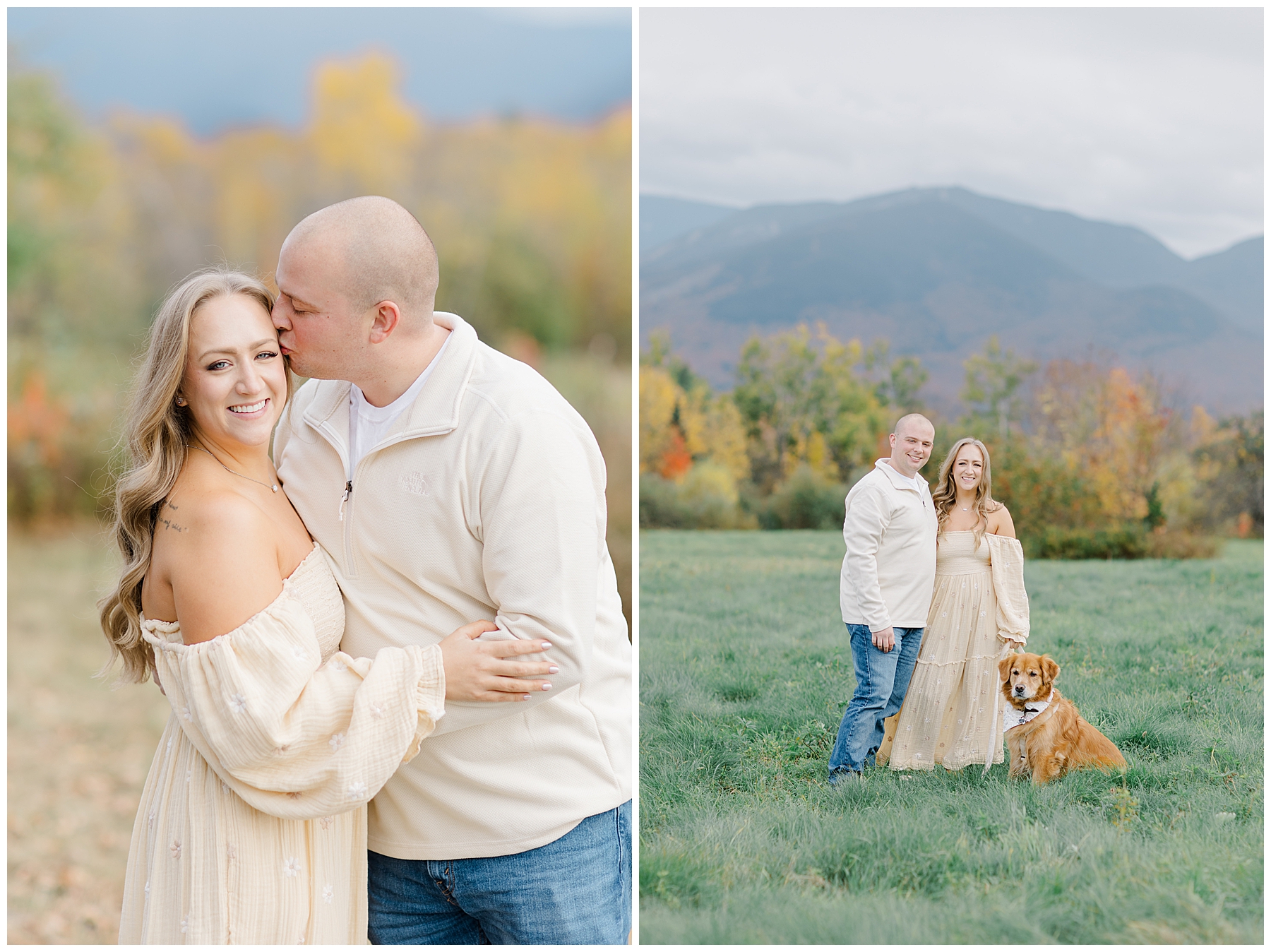 New Hampshire Mountain Engagement Session at Mount Chochoura