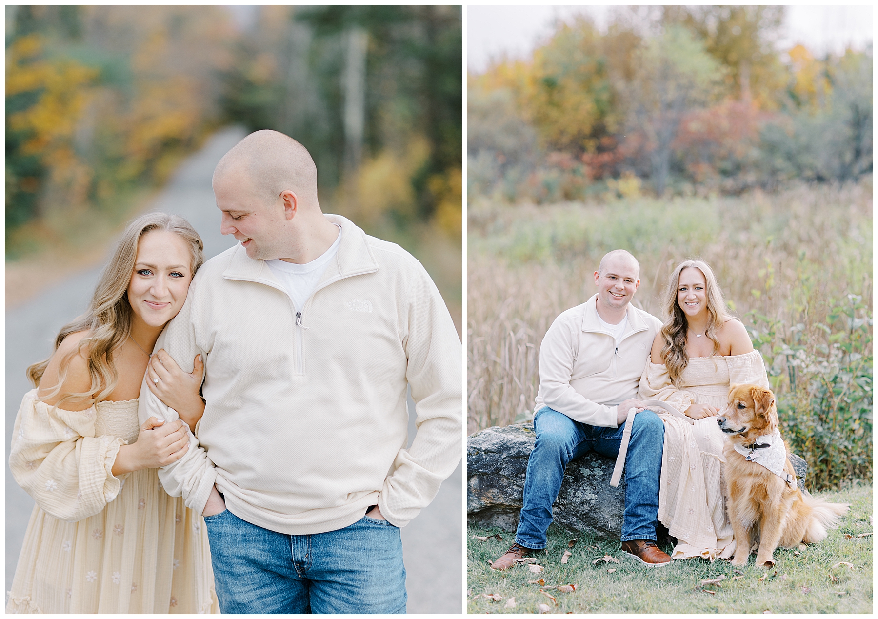 fall engagement at Mount Chochoura