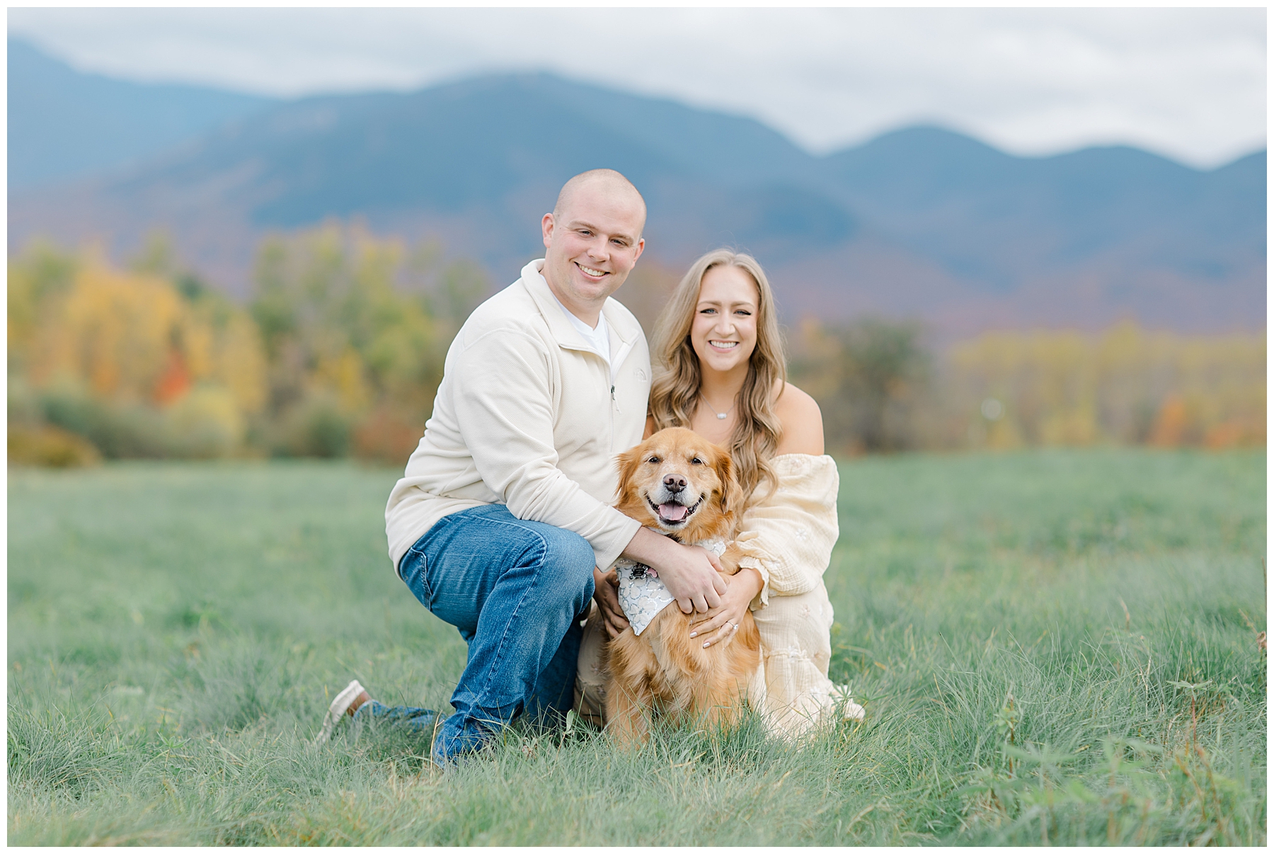 New Hampshire Mountain Engagement Session at Mount Chochoura