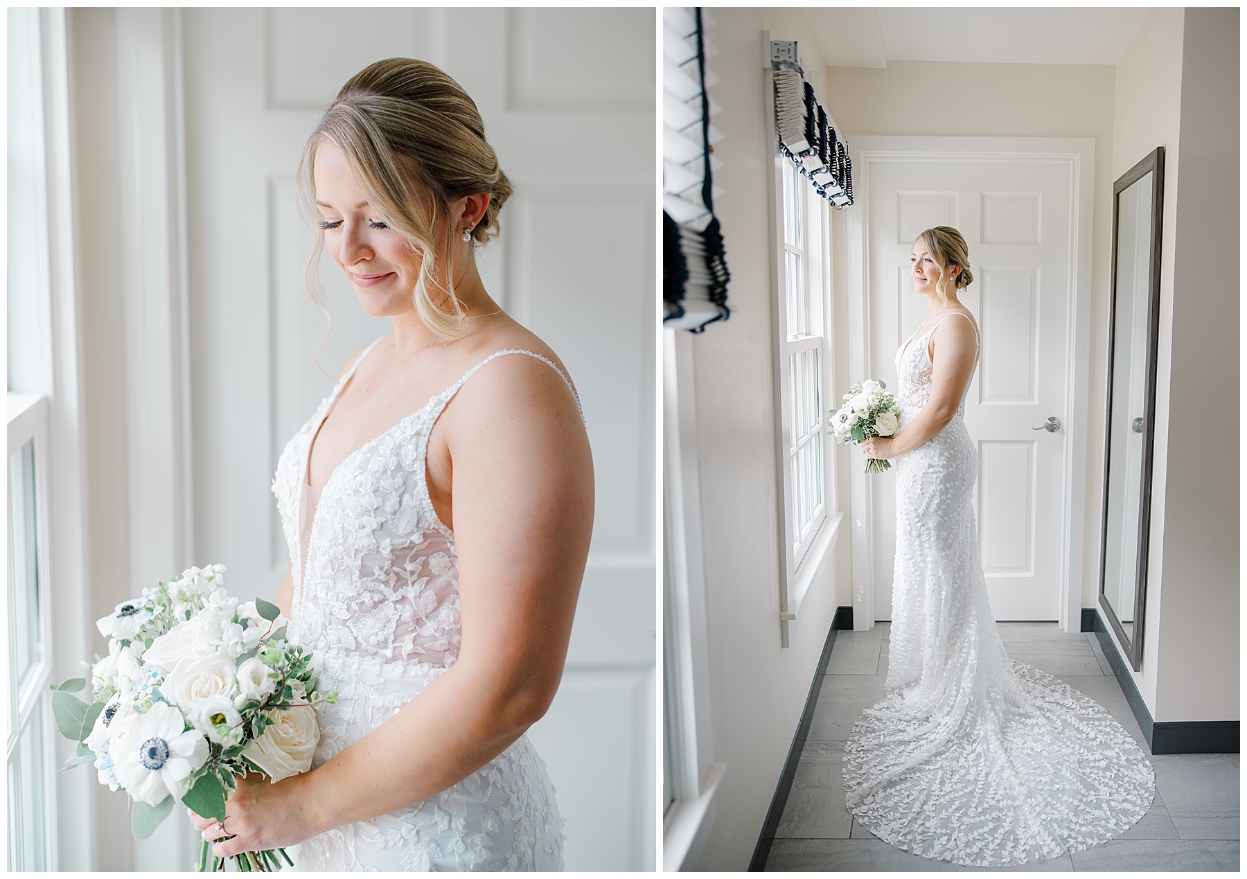 bride portaits from Bristol Harbor Inn Coastal Wedding