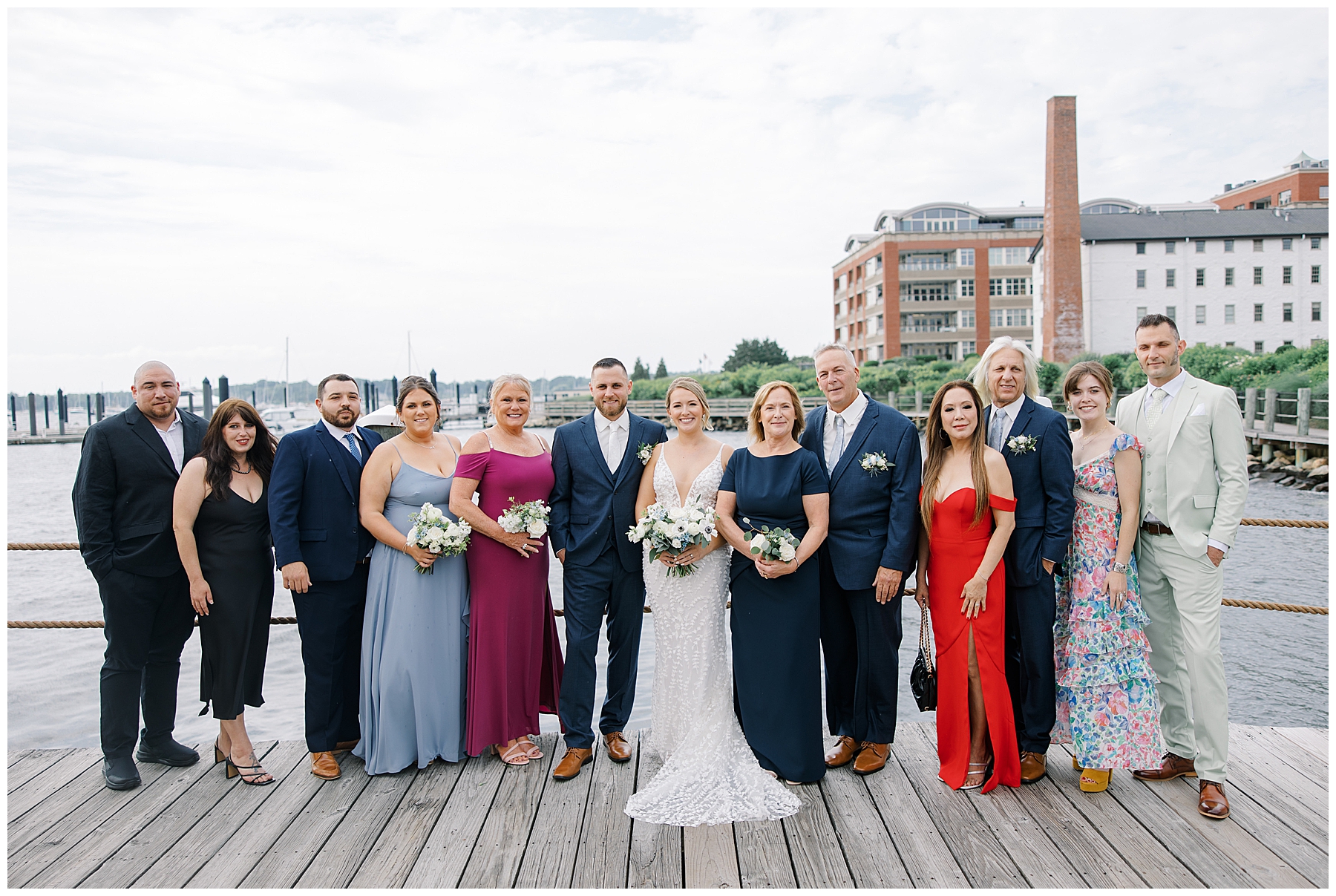 Bristol Harbor Inn Coastal Wedding photos 