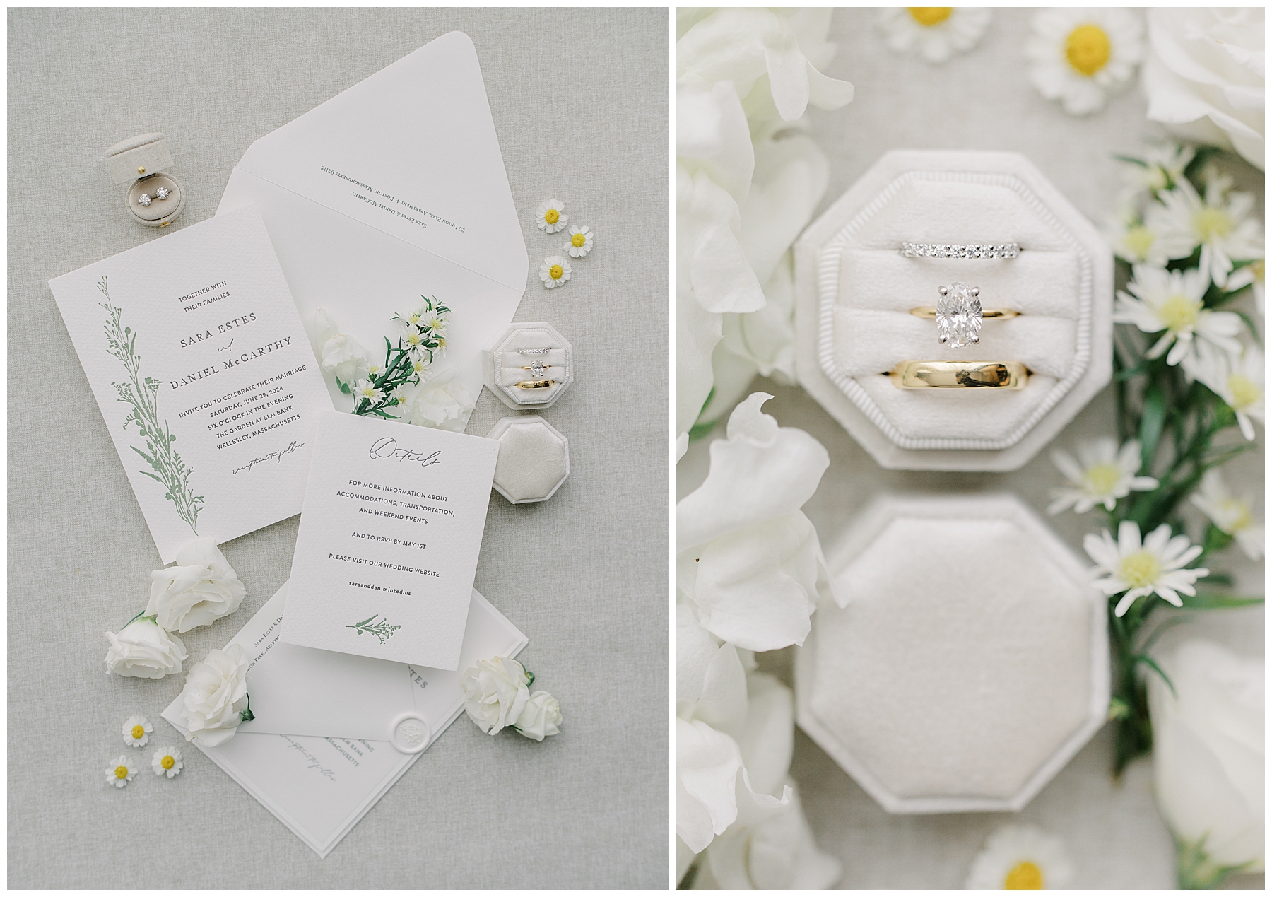 wedding invitations and details