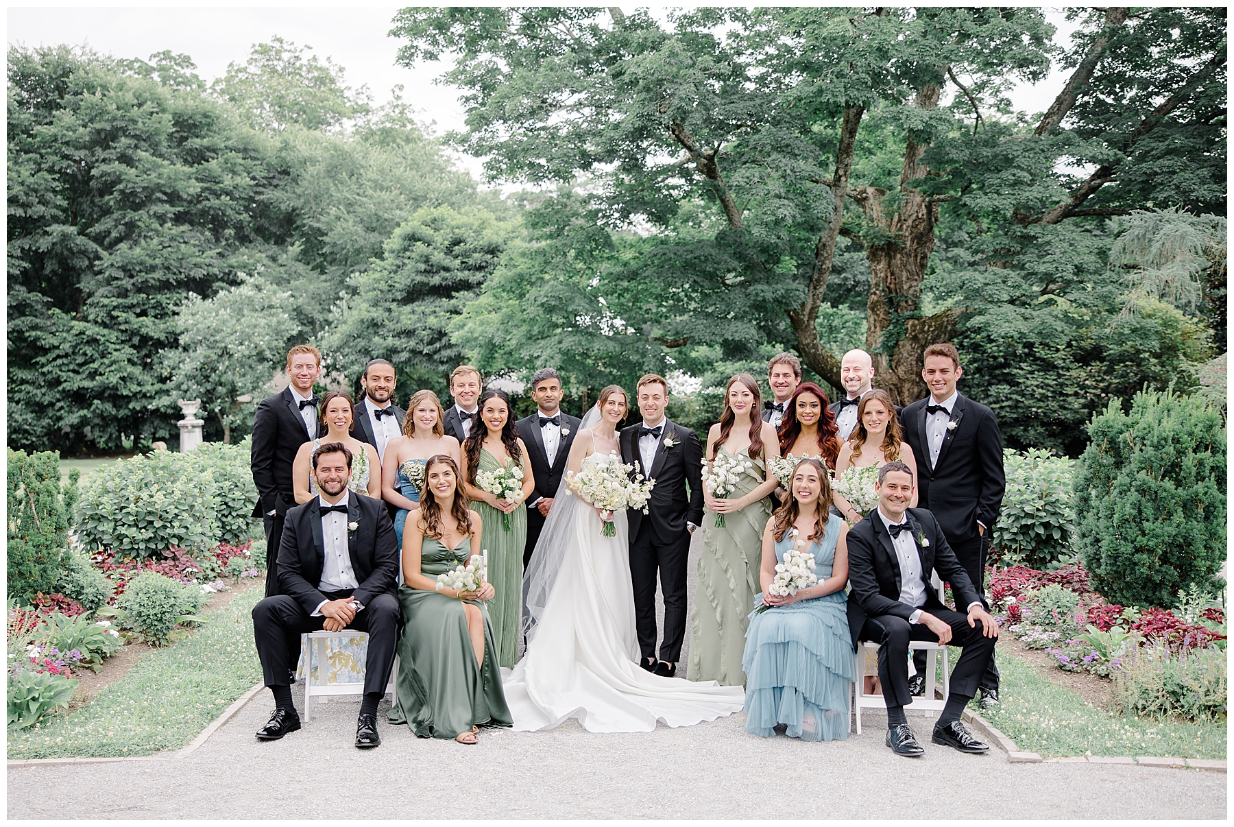 wedding party portraits 