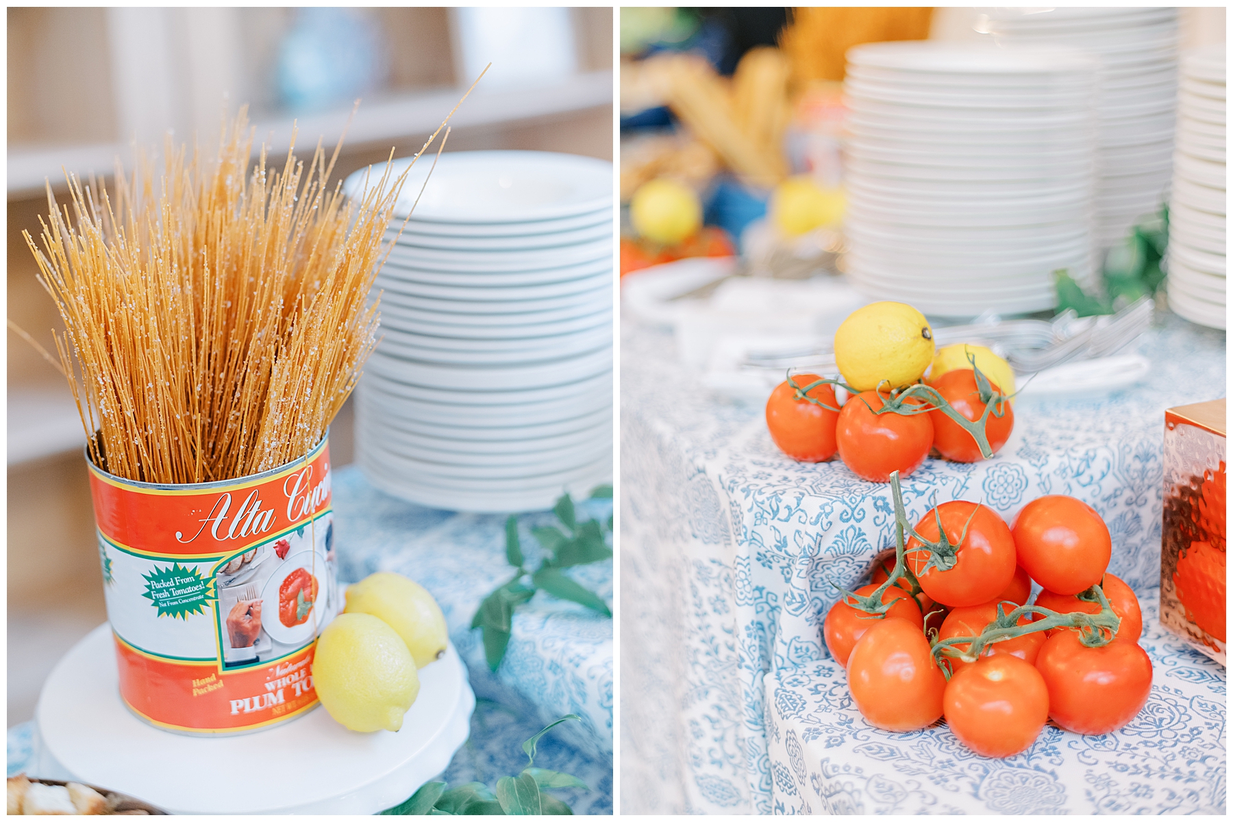 fresh tomatoes and pasta 