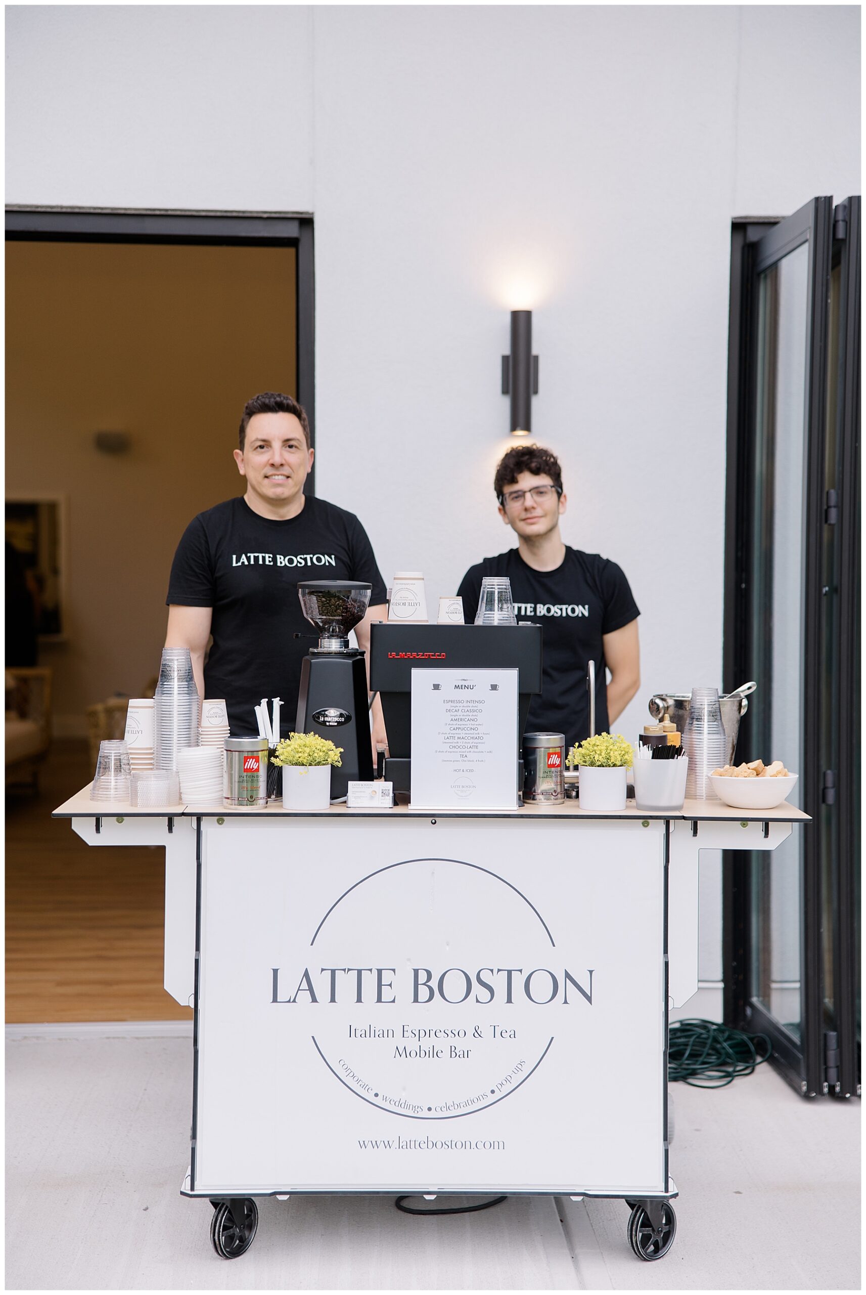 Latte Boston serves beverages at Grand Opening of The Belvedere at Lake Pearl Wrentham