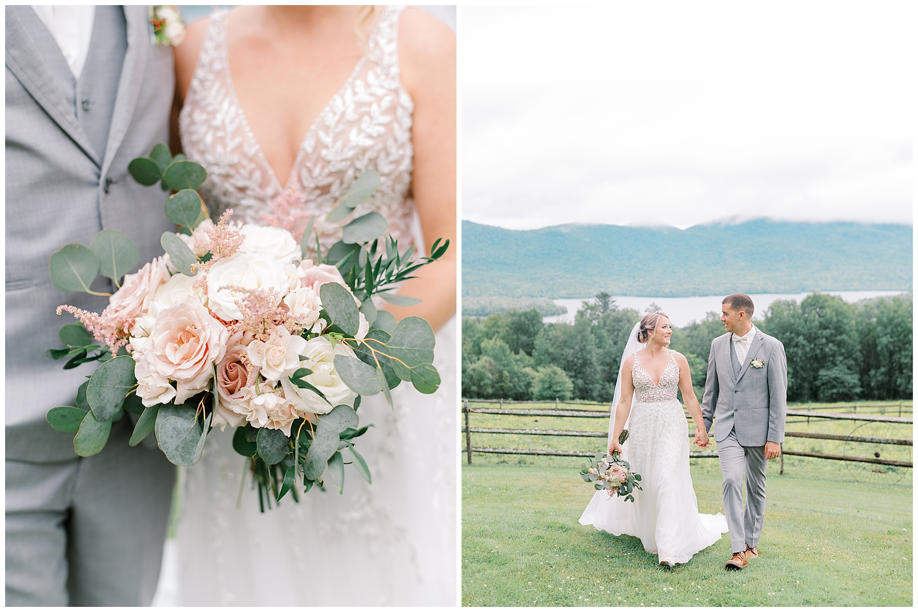 romantic and timeless bridal bouquet 