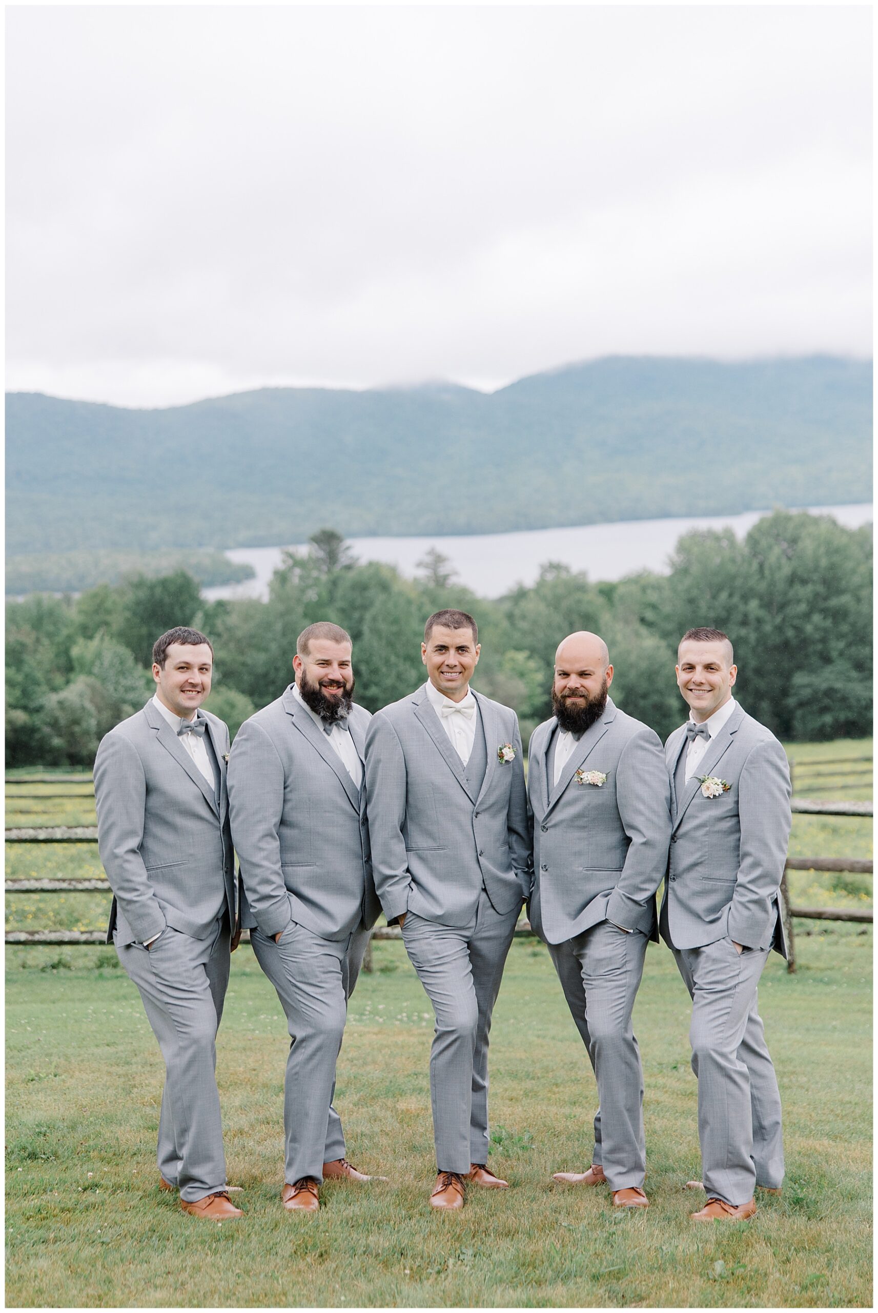 groom and groomsmen photos