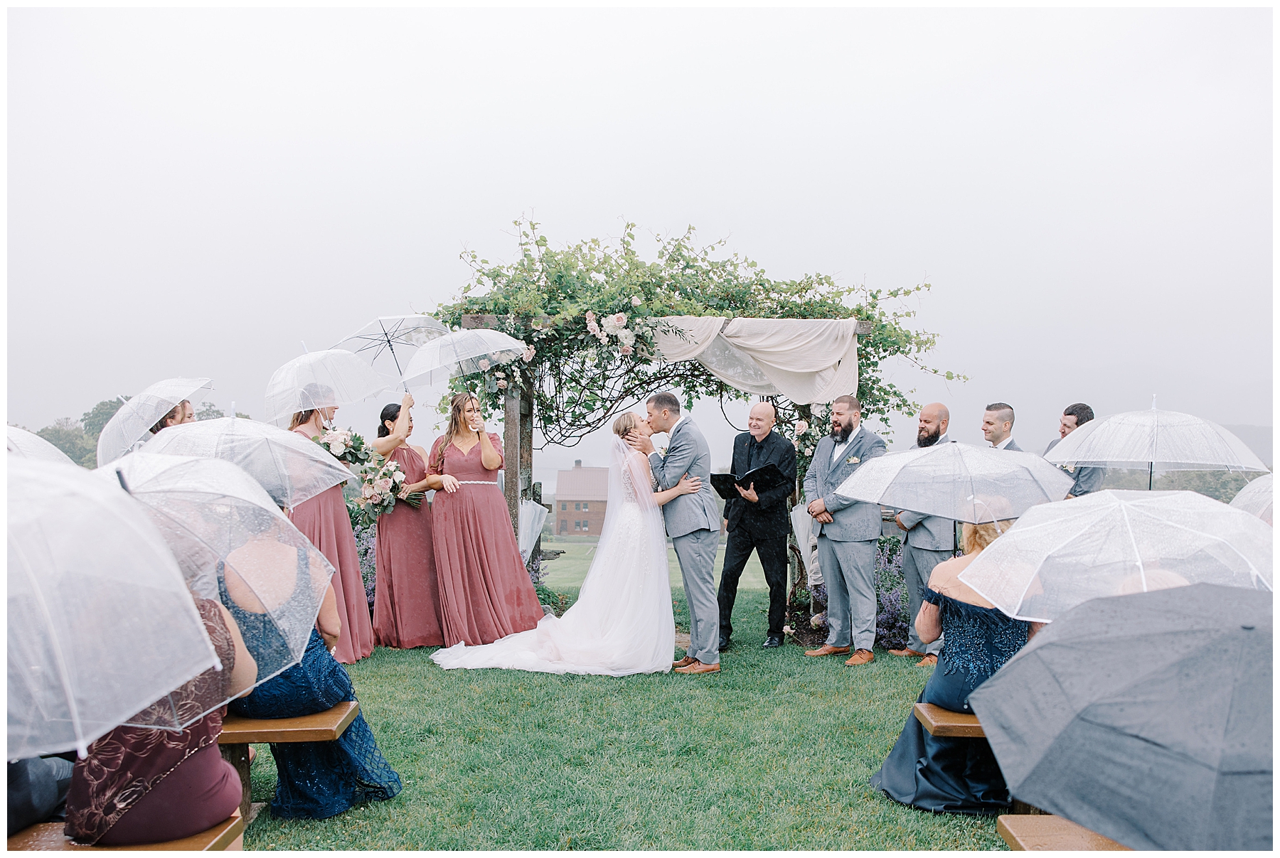 wedding ceremony in Vermont