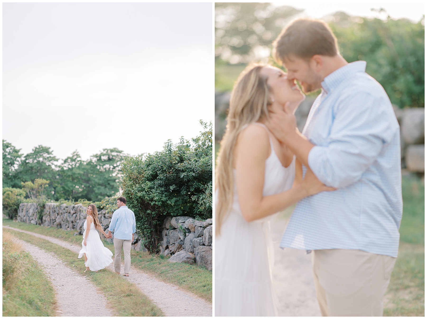 Romantic Westport MA Engagement Session