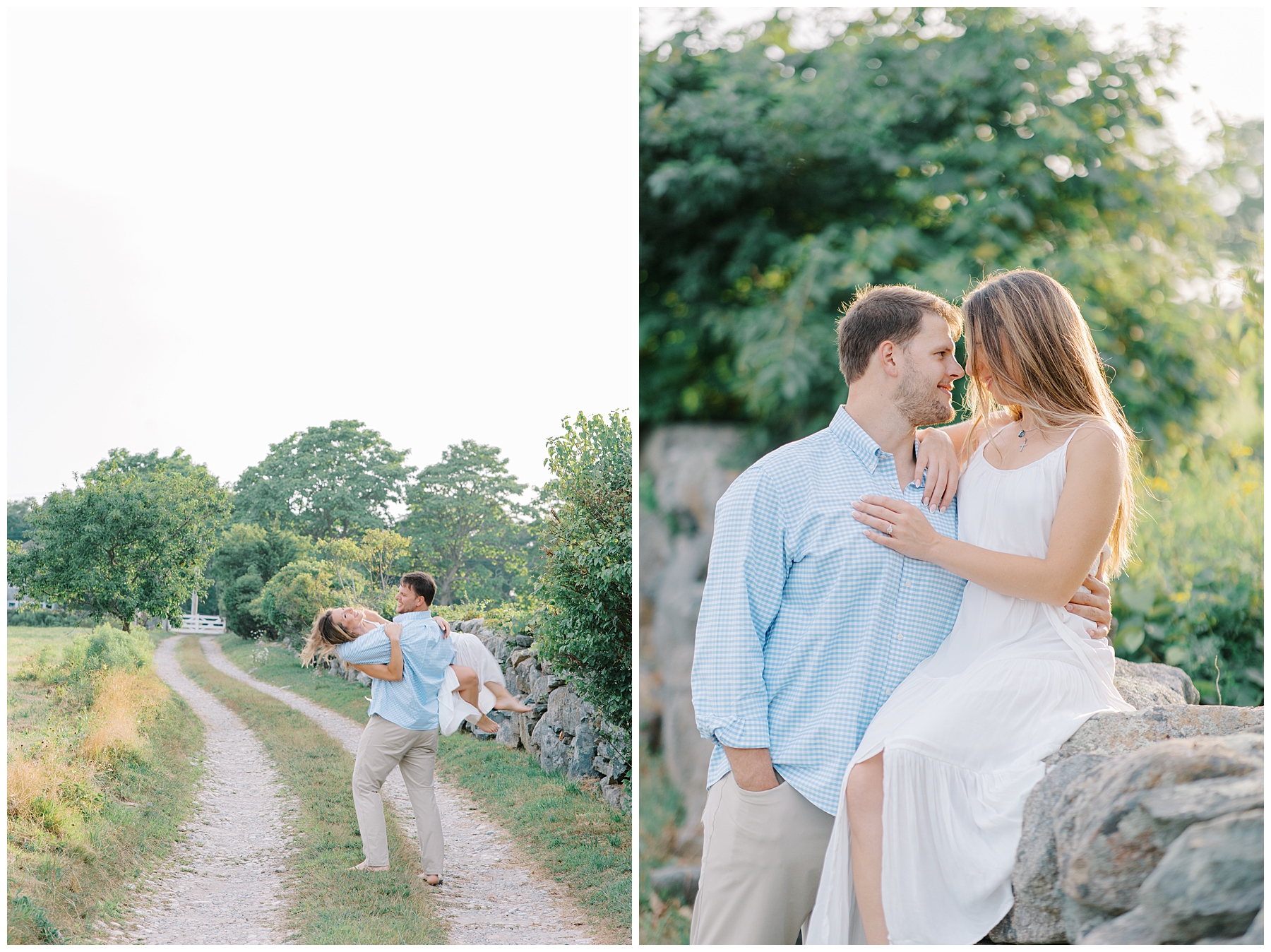 Romantic Westport MA Engagement Session