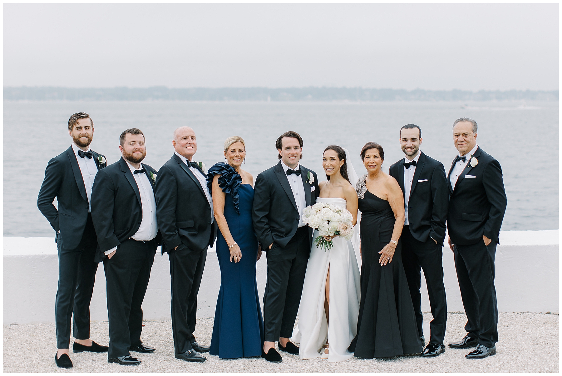 family photos from Coastal Wedding at Belle Mer