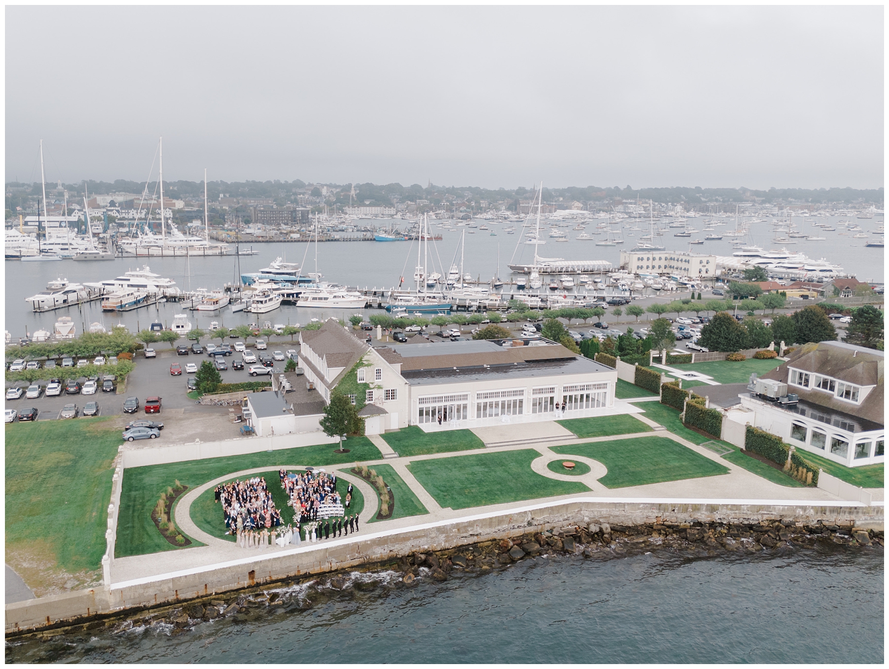 Coastal Wedding at Belle Mer, A Longwood Venue in Newport