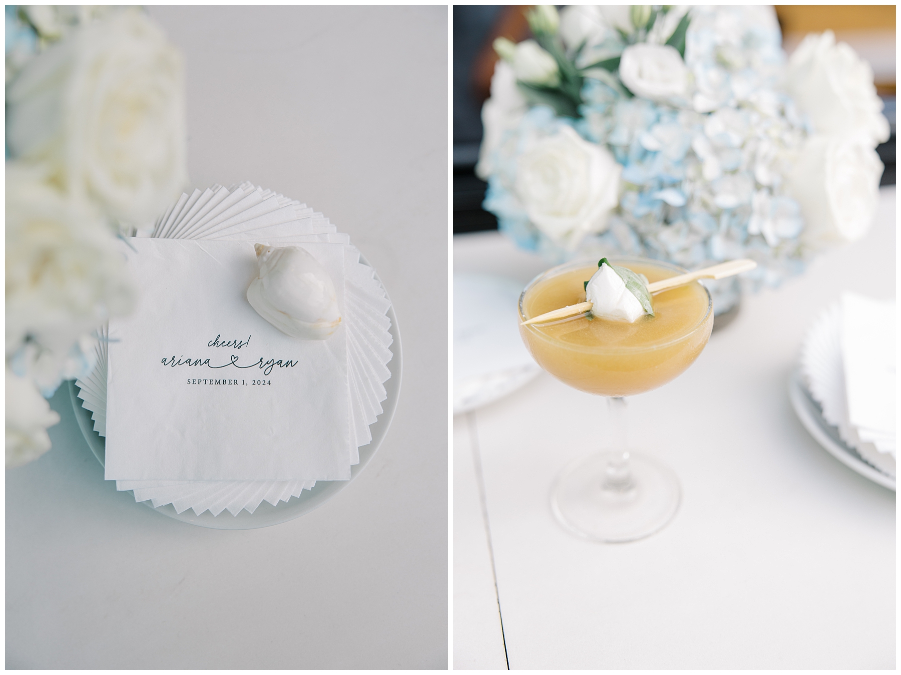 Coastal rehearsal dinner in Newport