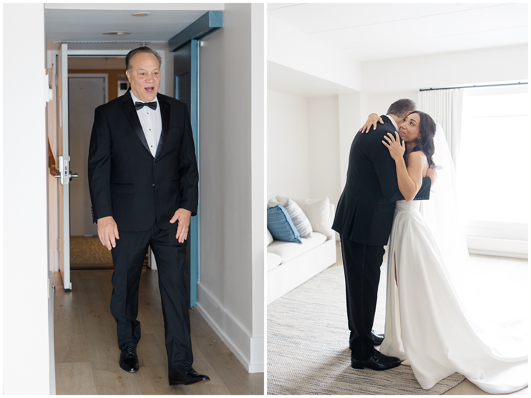 father daughter first look