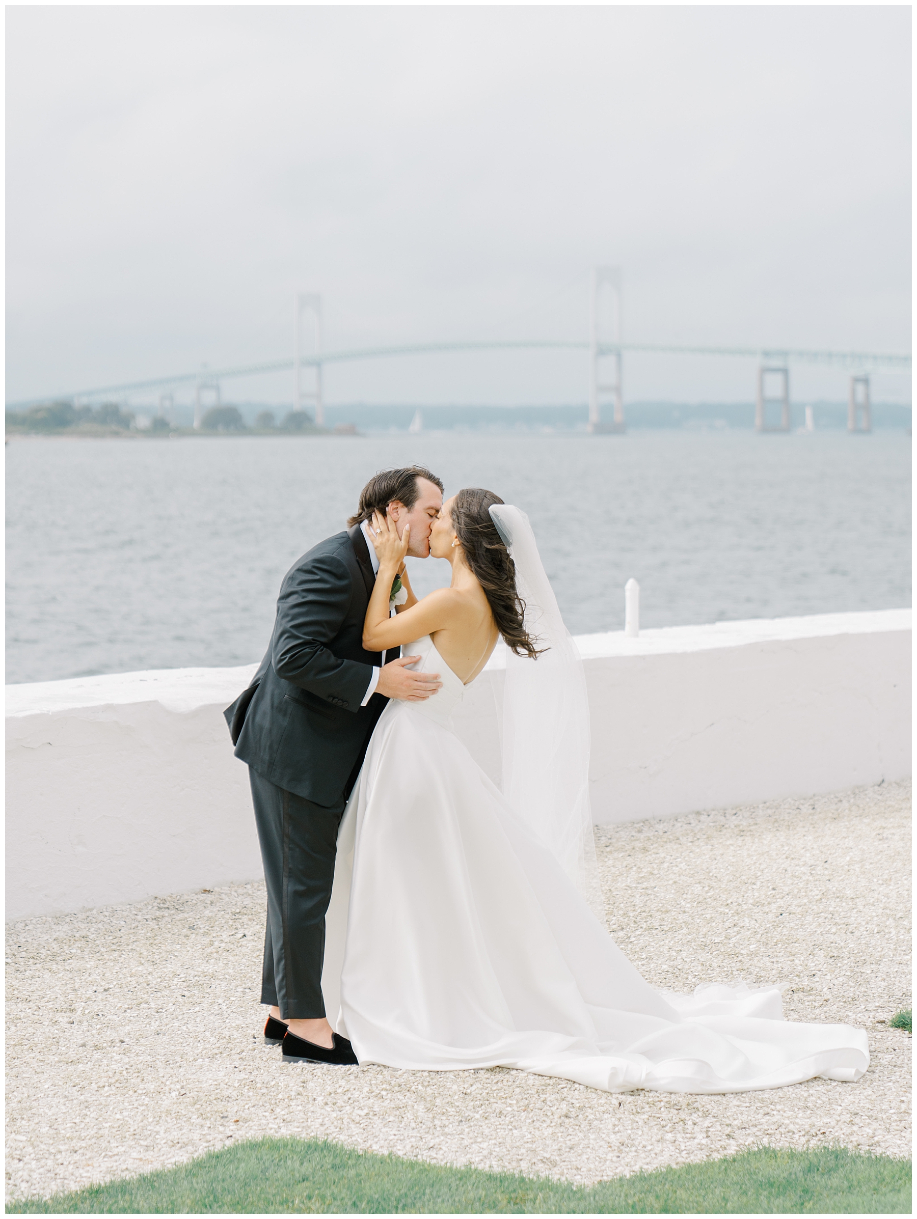 Wedding photos at Coastal Wedding at Belle Mer, A Longwood Venue in Newport
