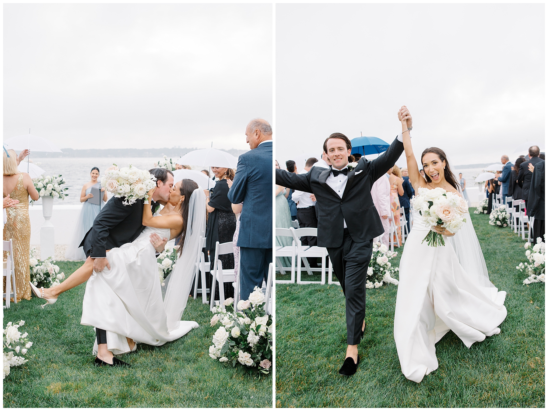 couple celebrate as they