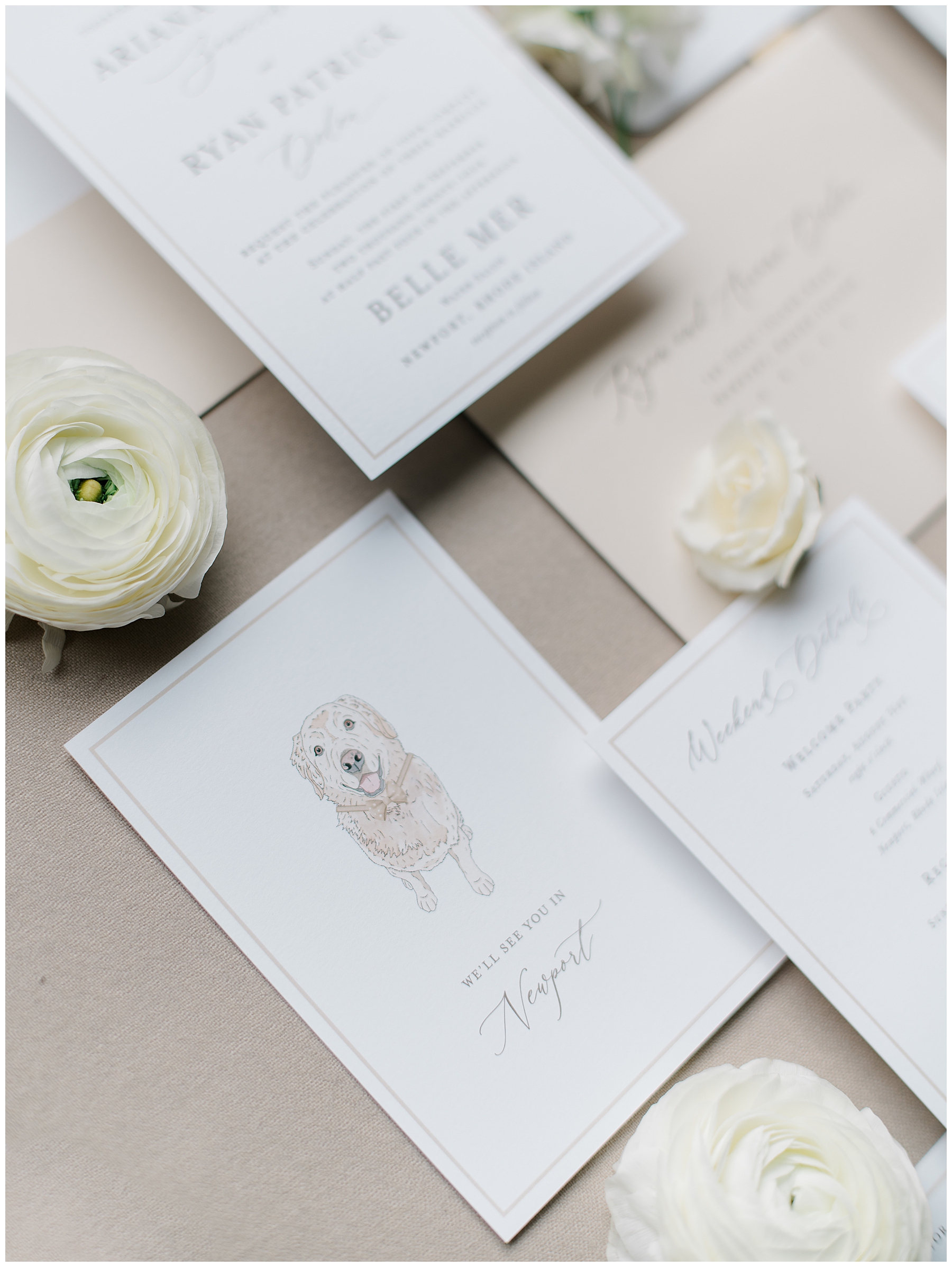 wedding invite and papergoods