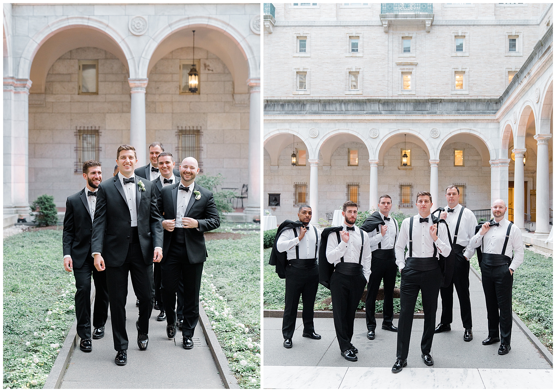 groom and groomsmen photos