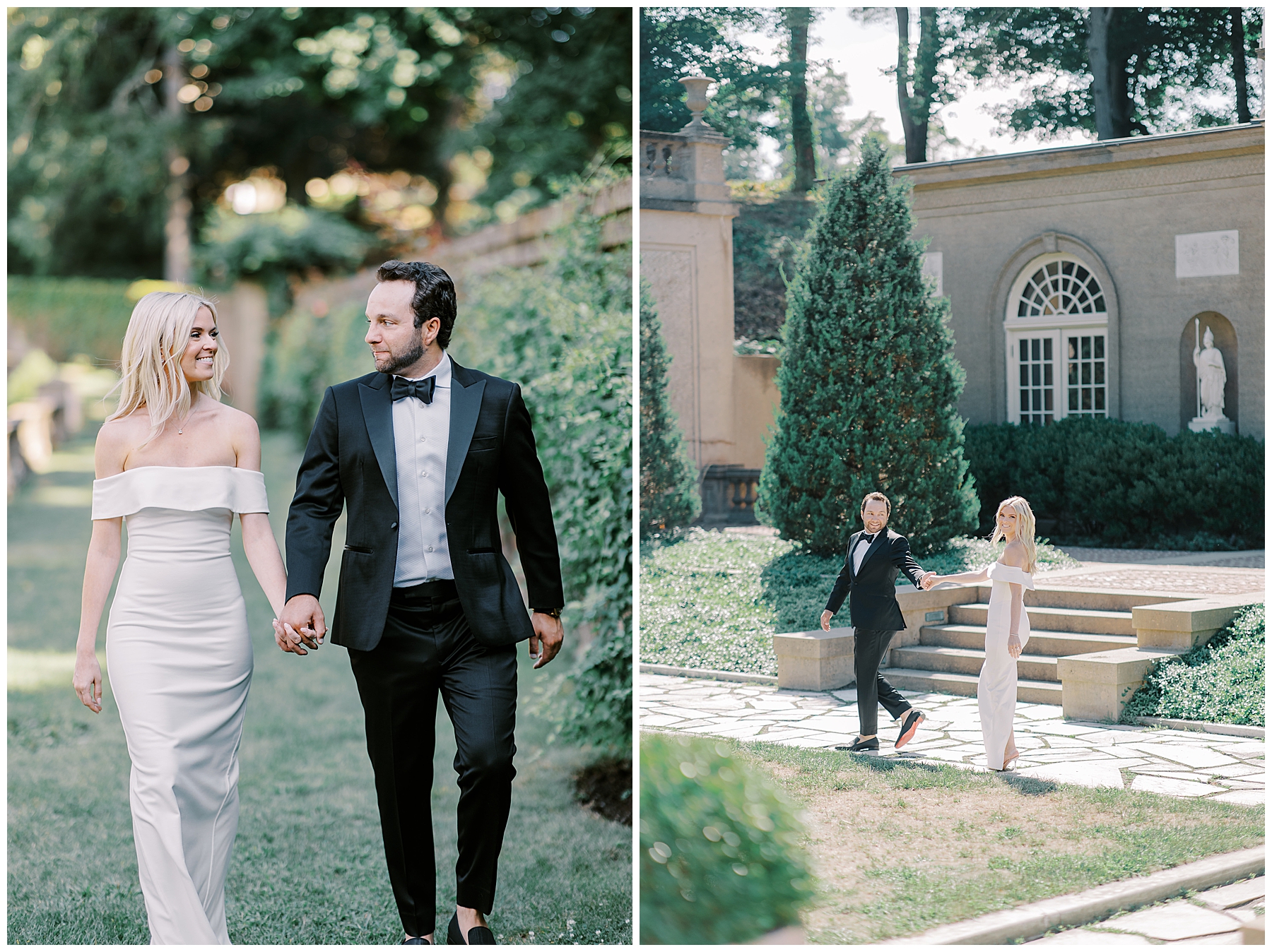 Luxe Crane Estate engagement session in