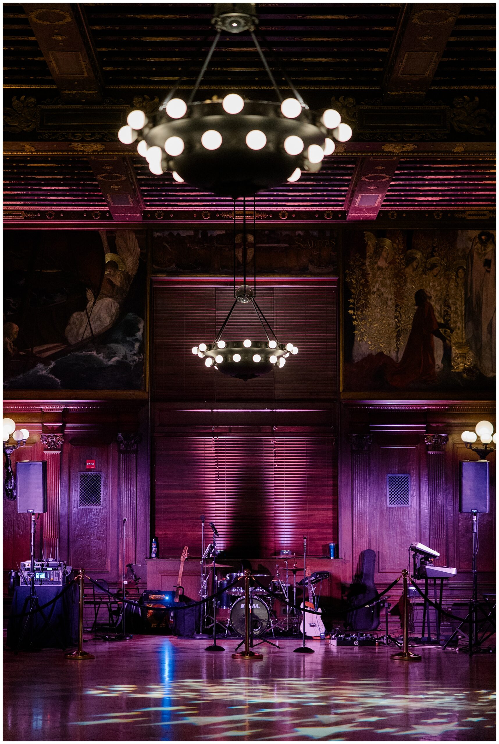 Boston Public Library wedding reception