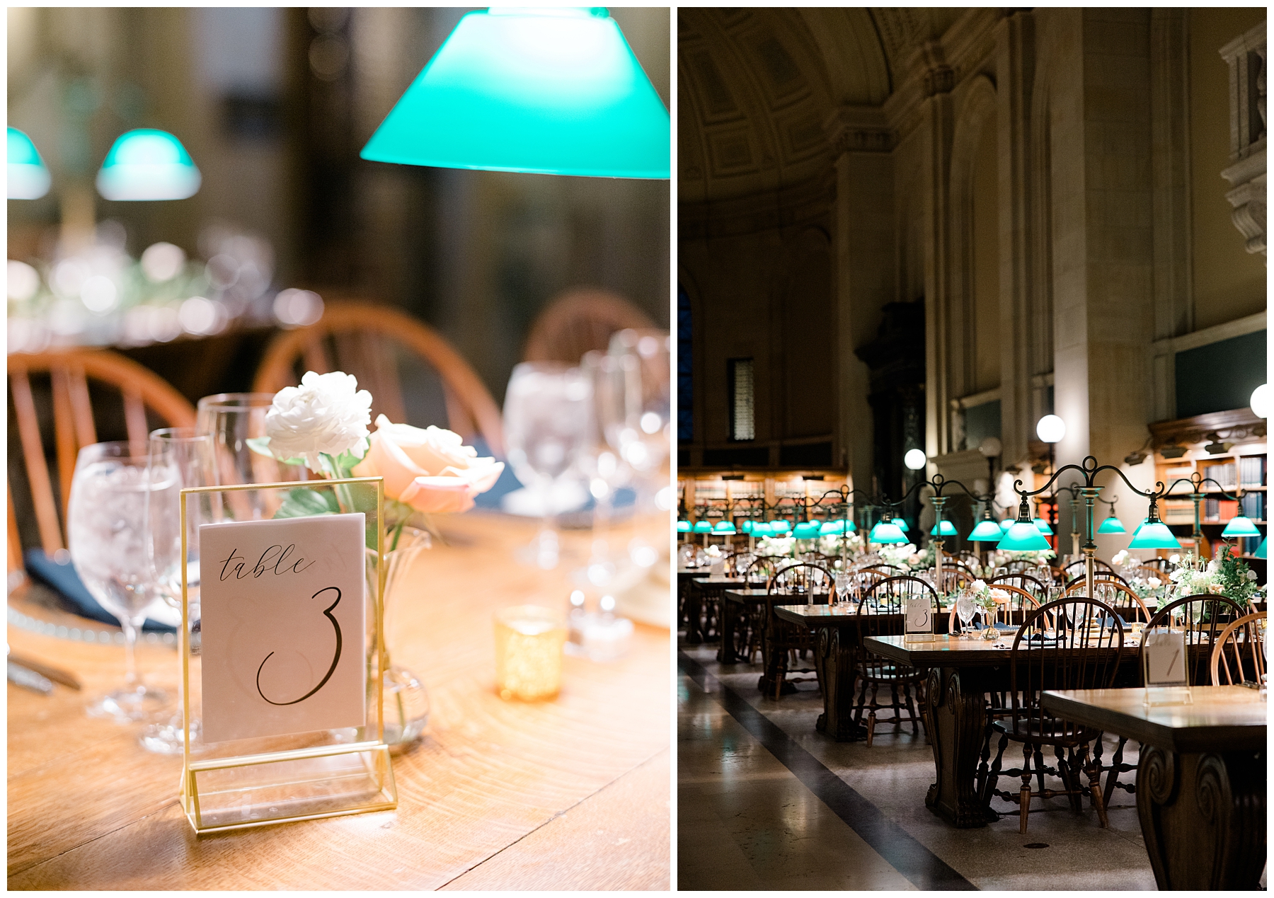 receptiona and tablescape details