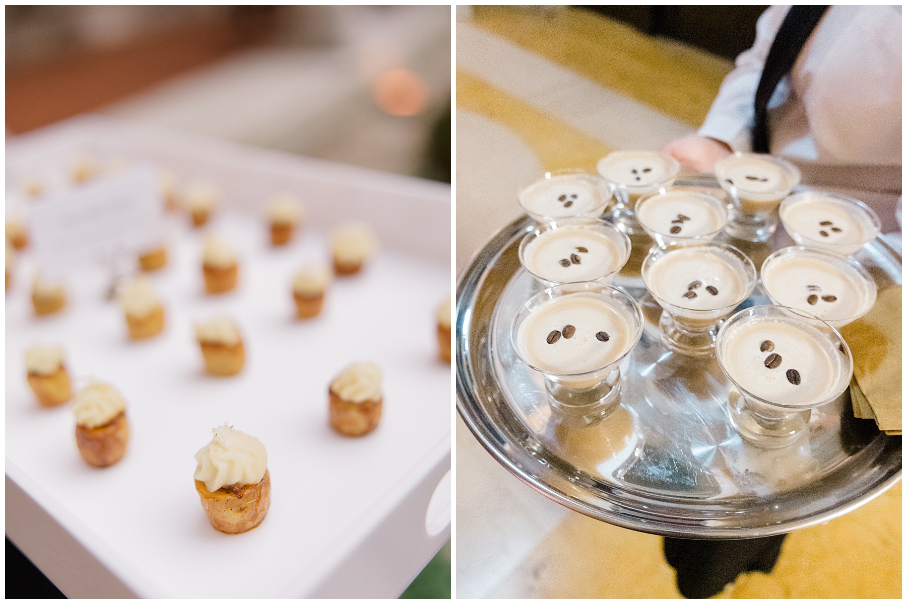 appetizers and espresso martinis