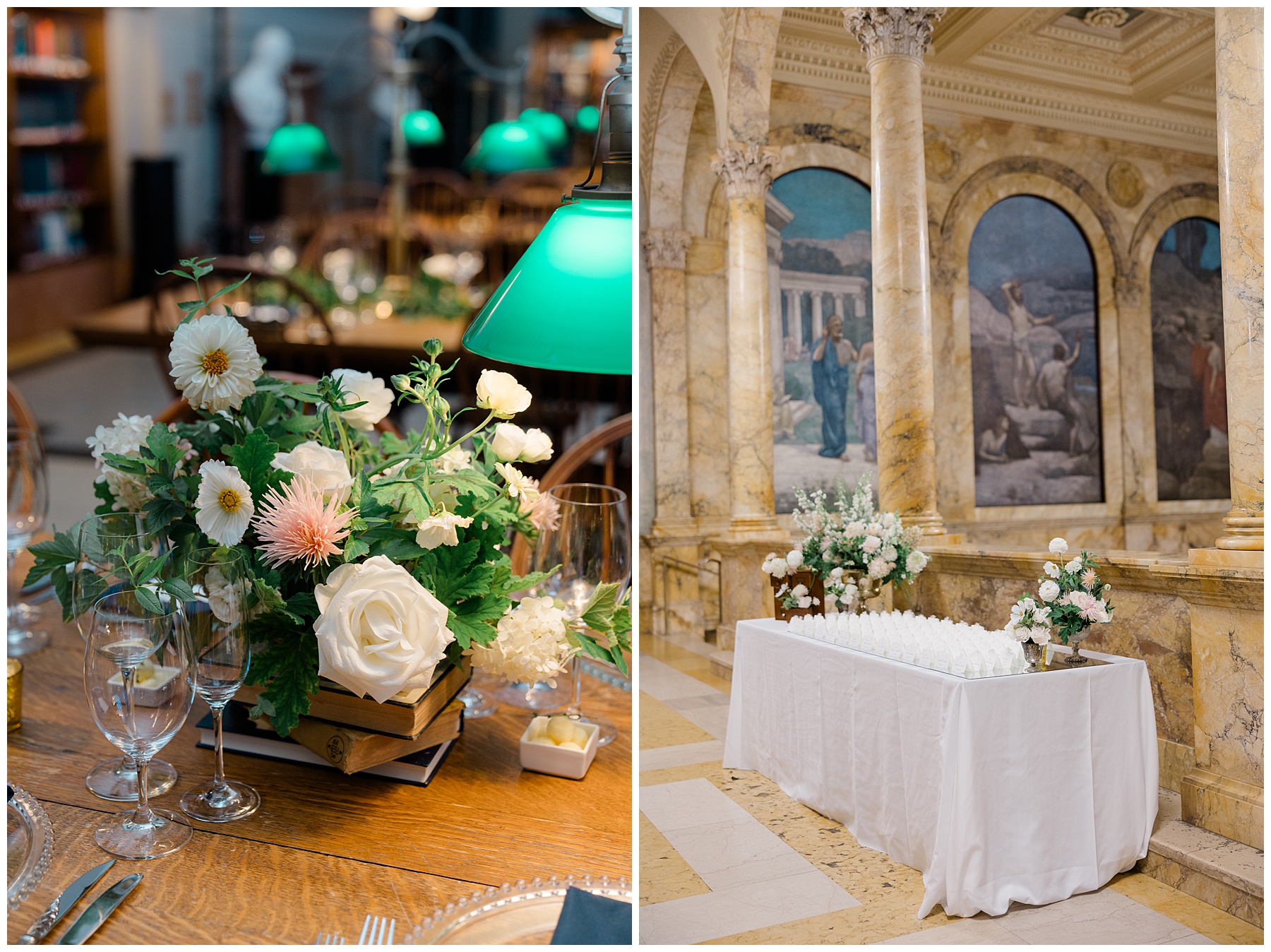 Boston Public Library wedding details