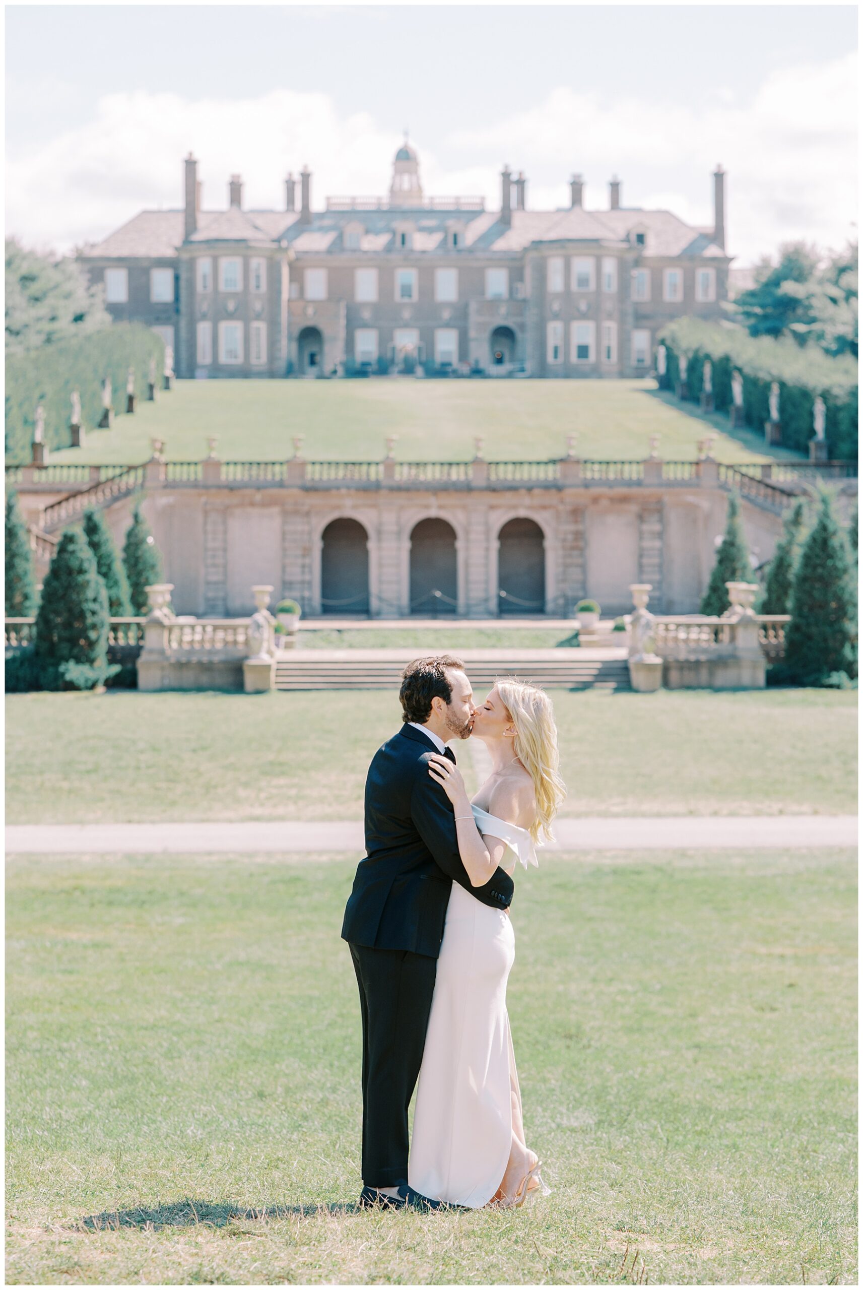 Luxe Crane Estate Engagement Session in Ipswich, MA
