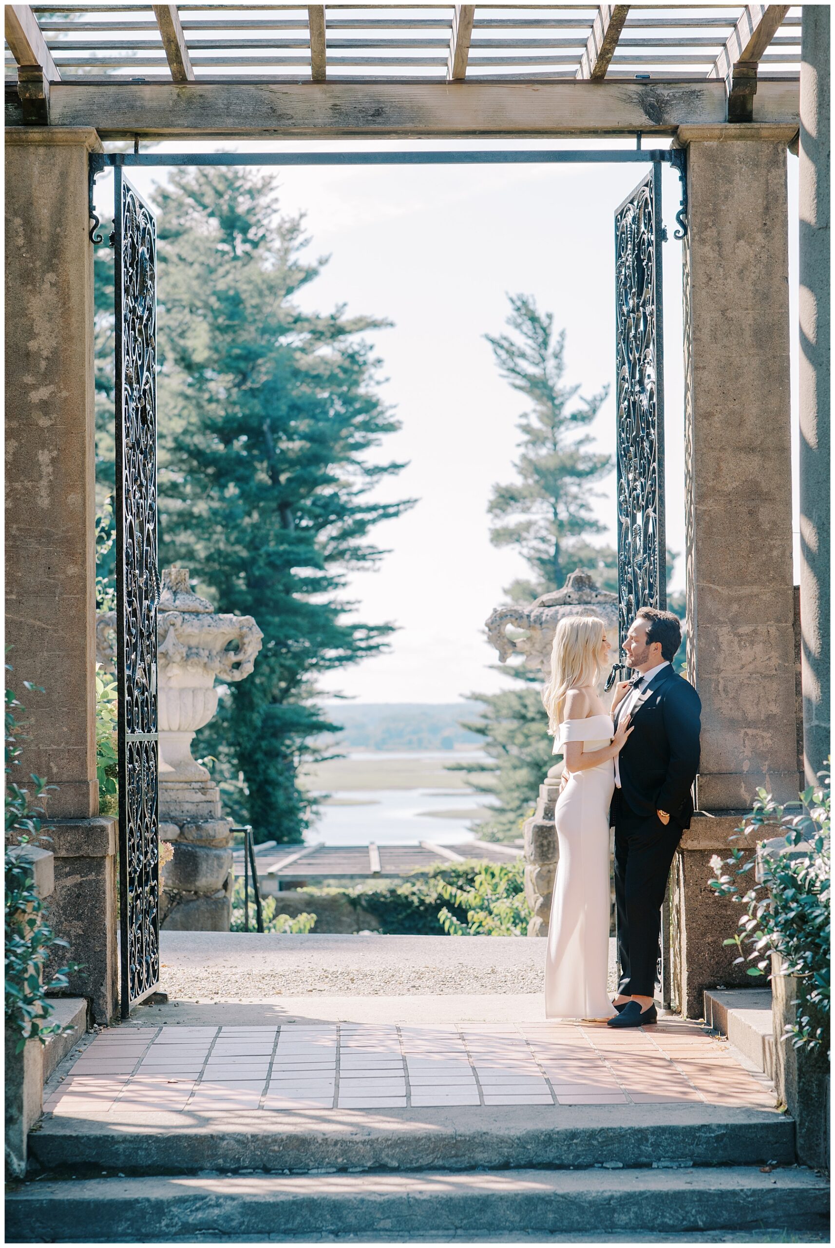 Luxe Crane Estate Engagement Session in Ipswich, MA