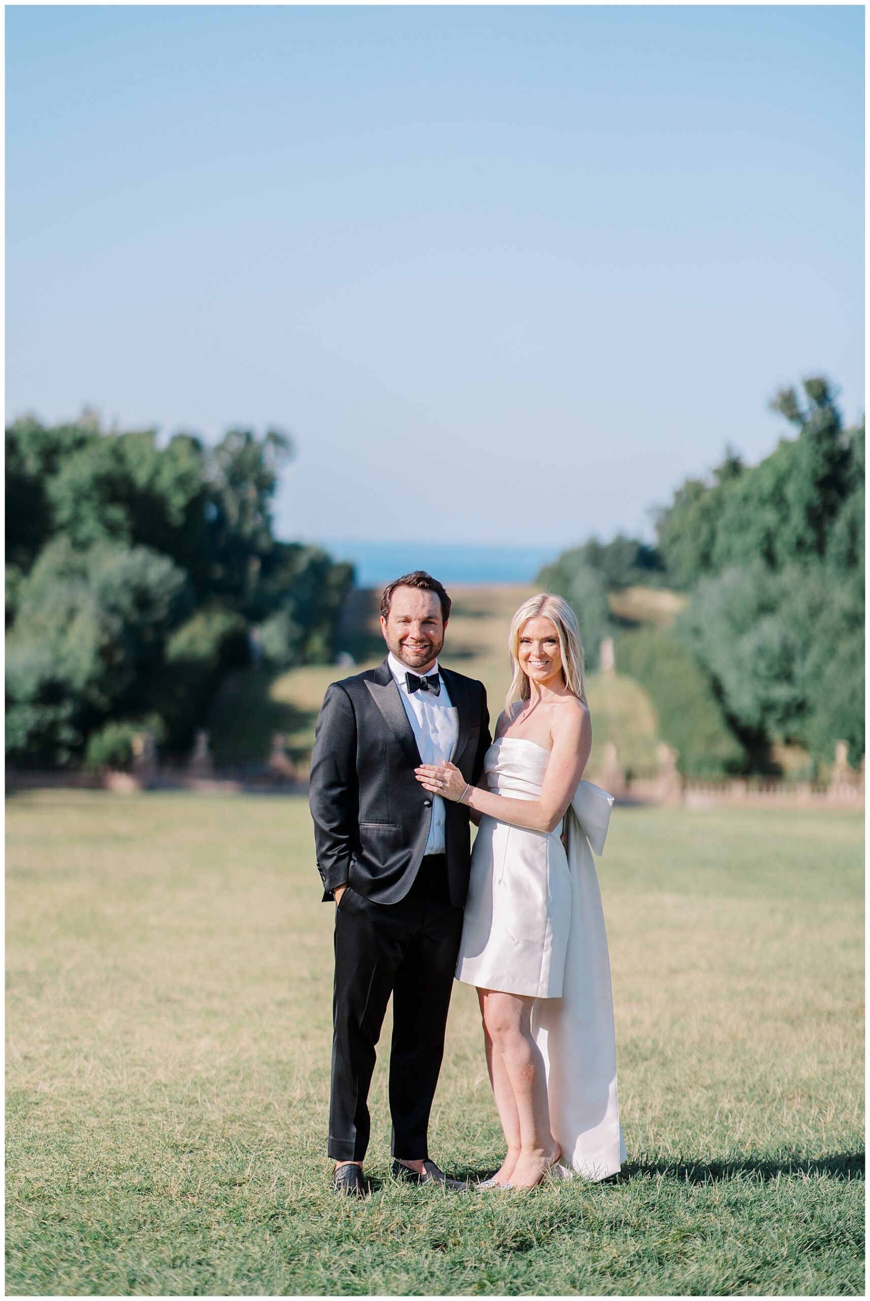 high-end luxe engagement session at Crane estate