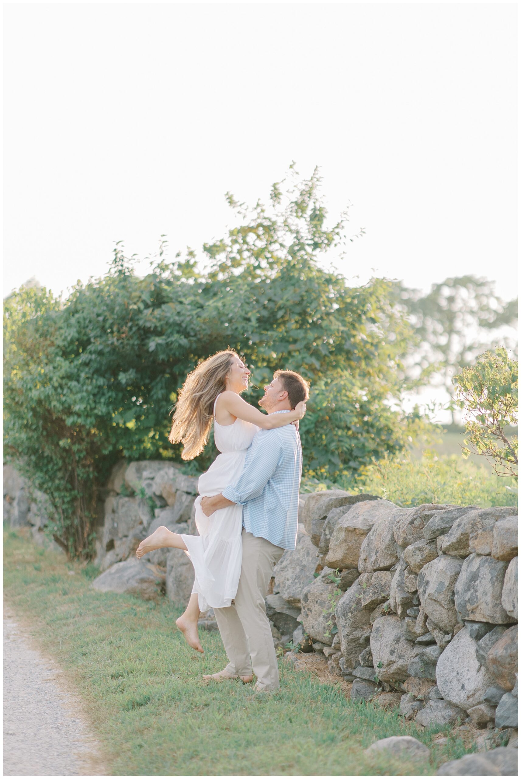 candid engagement photos