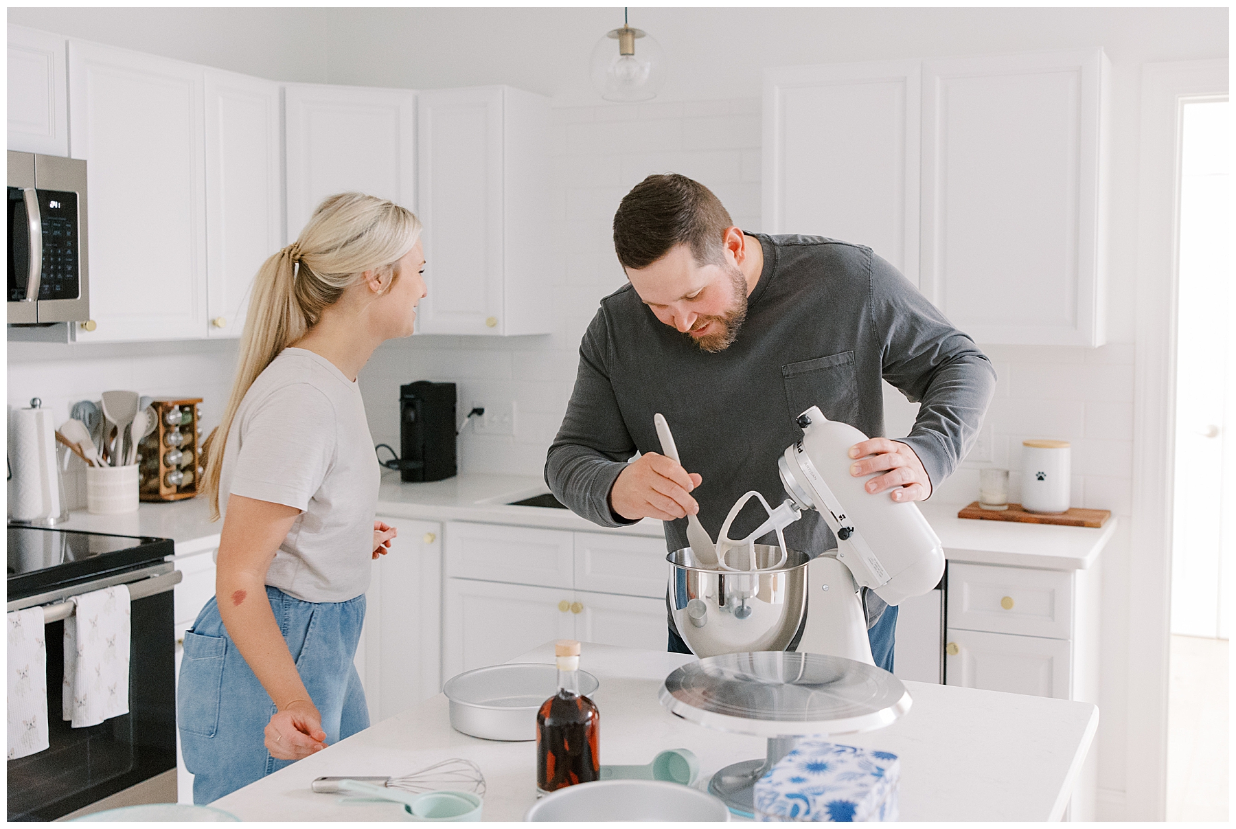 Candid At-Home Engagement Photoshoot