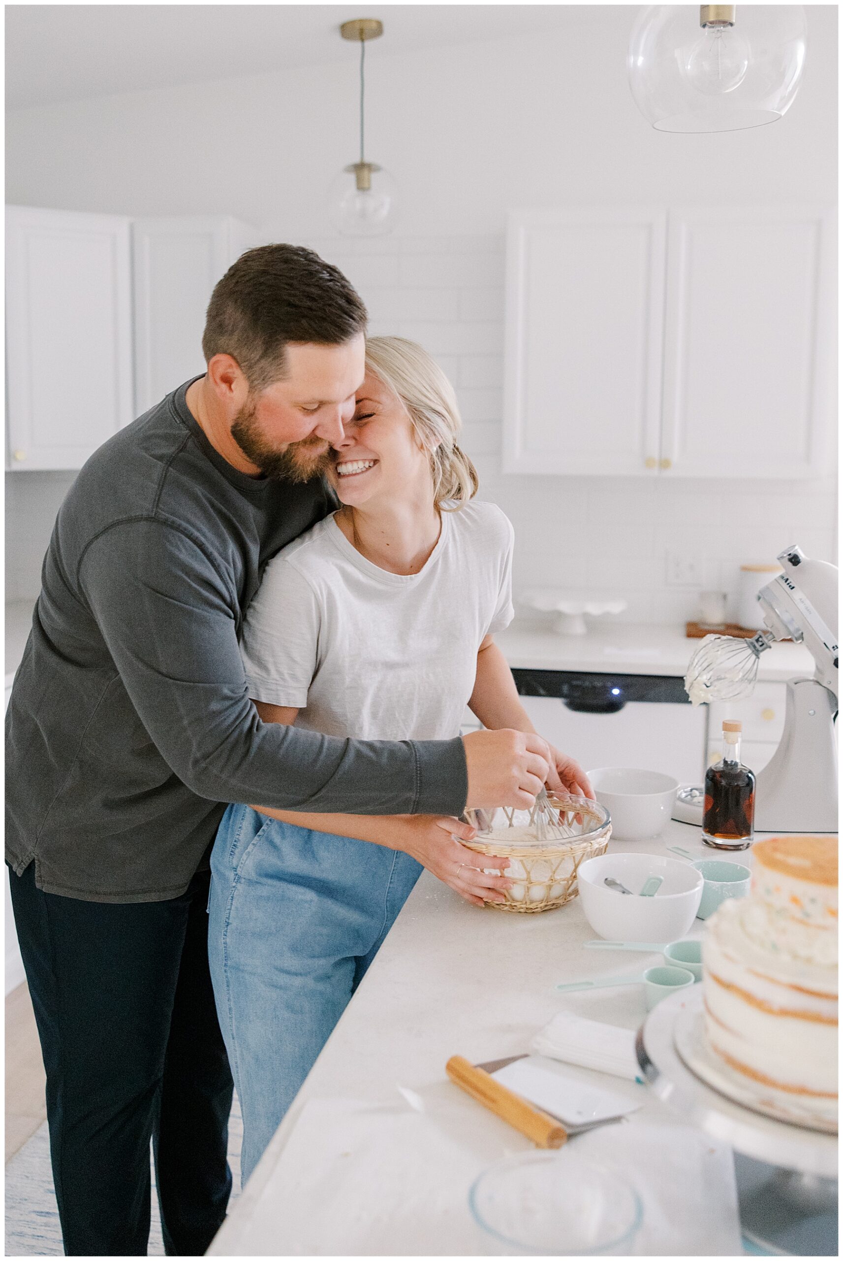 Candid At-Home Engagement Photoshoot