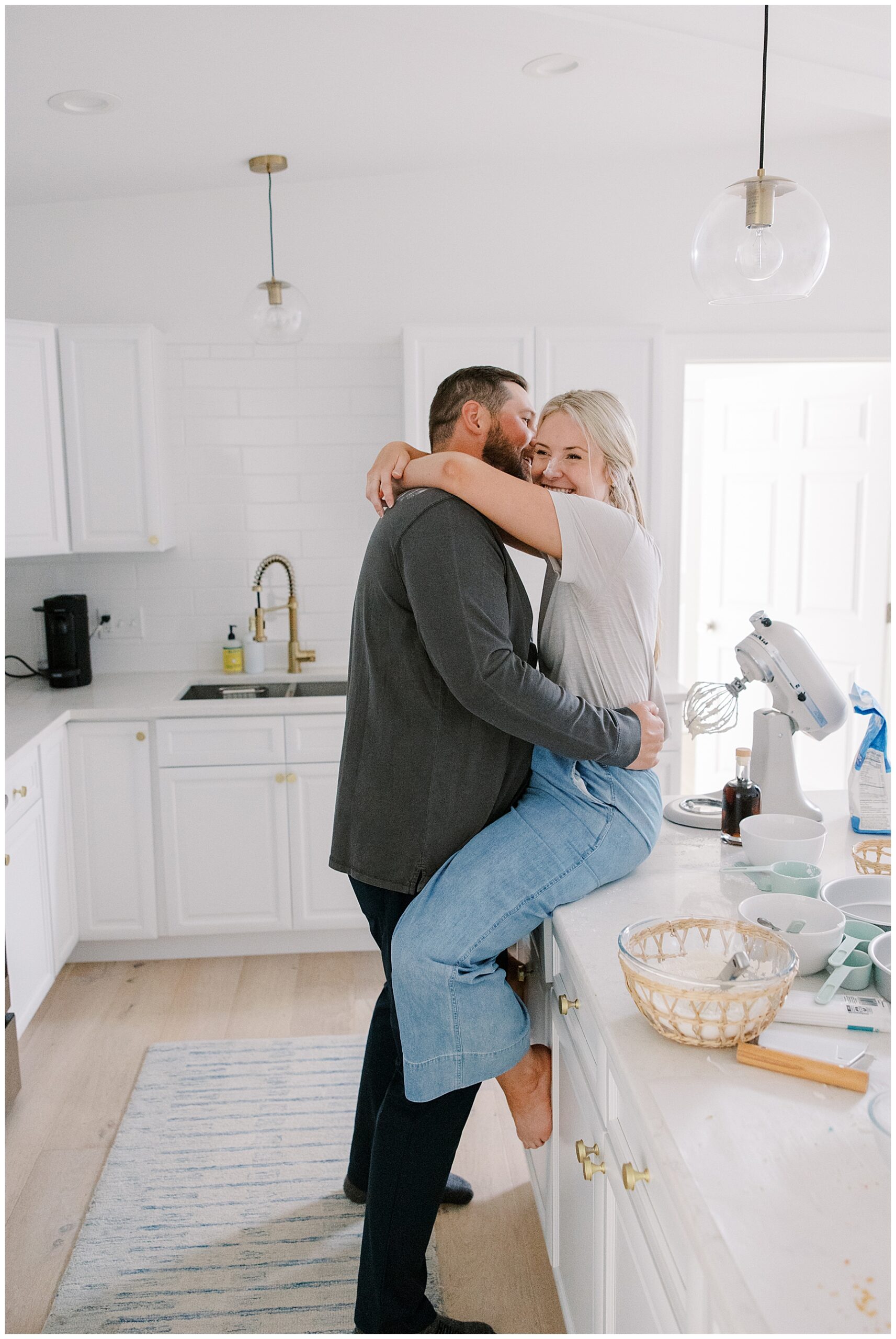 interactive and fun at-home engagement photos