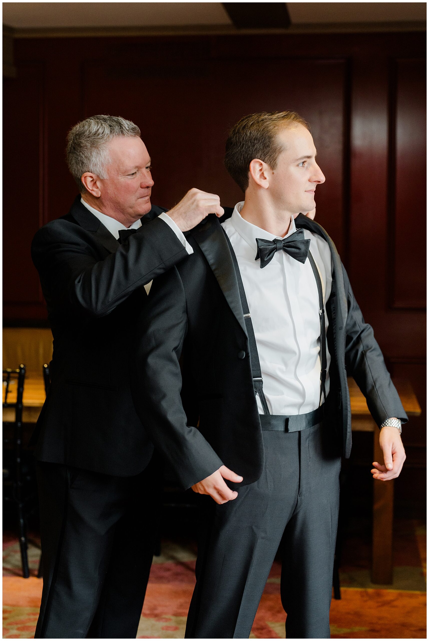 groom getting ready for Elegant Fairmont Copley Plaza Wedding
