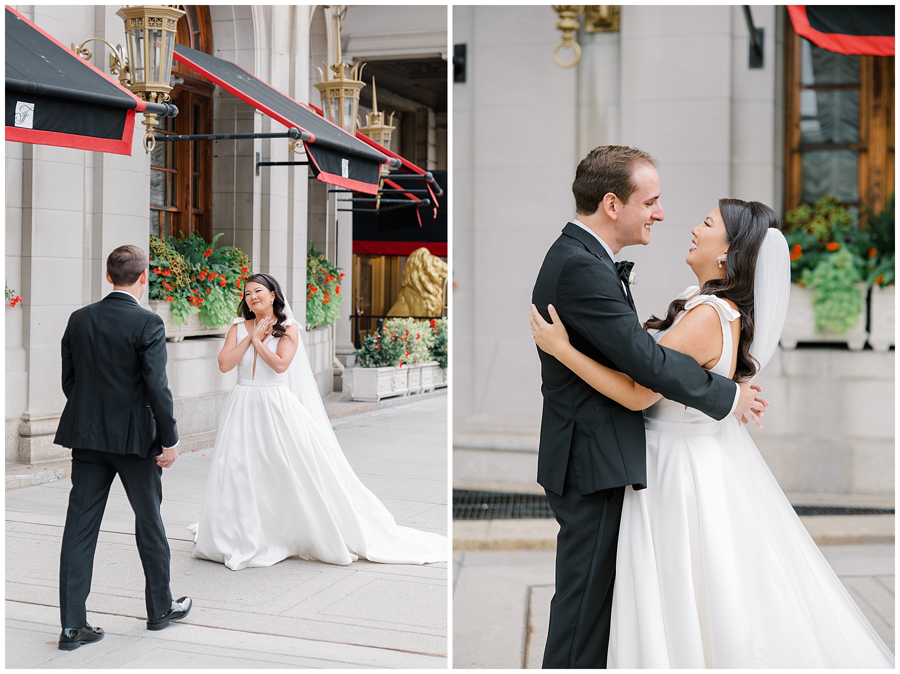 Boston first look portraits