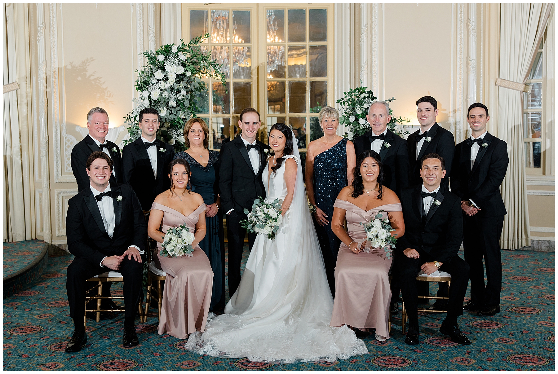 family photos from Elegant Fairmont Copley Plaza Wedding