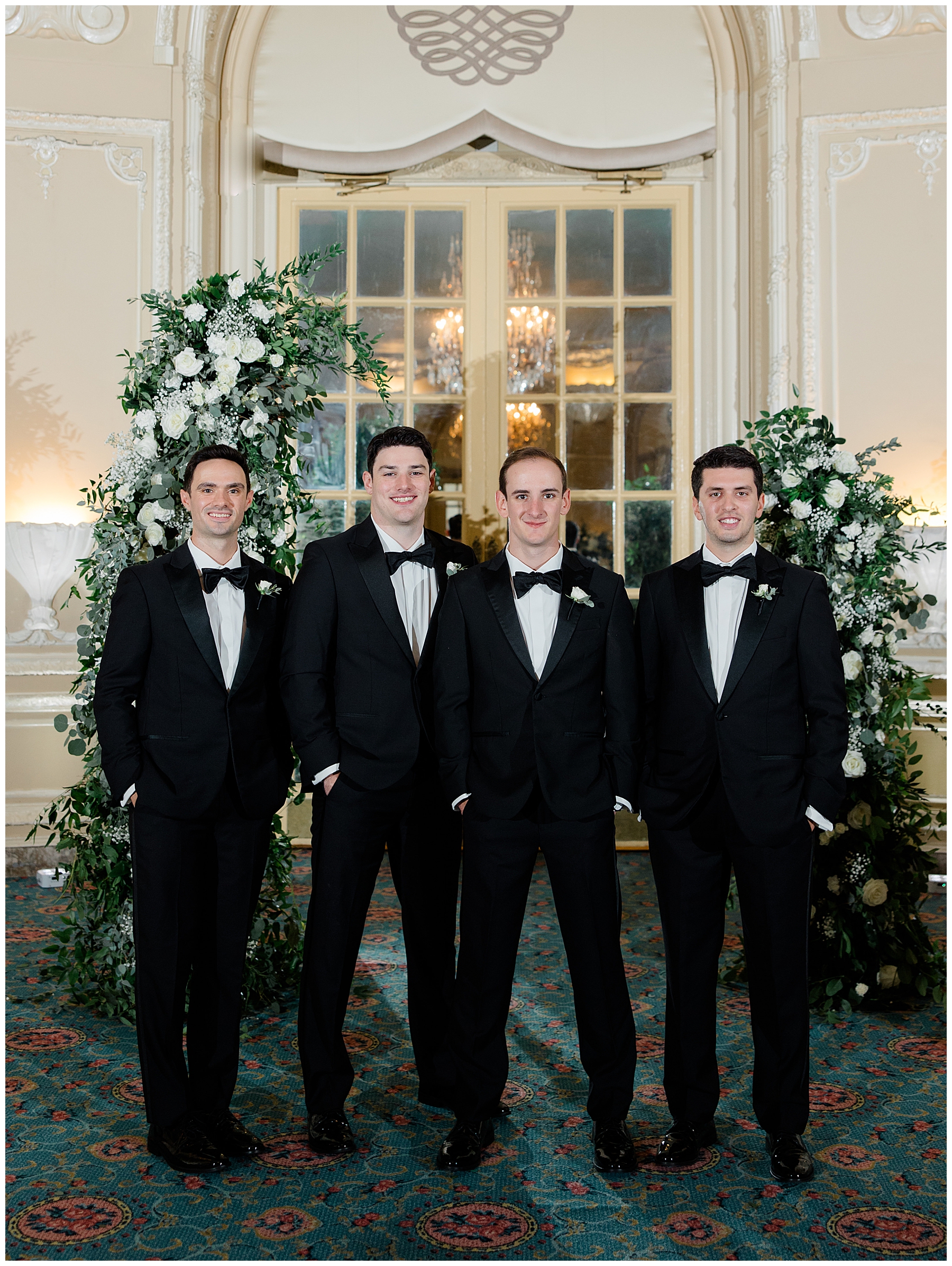 Groom and groomsmen