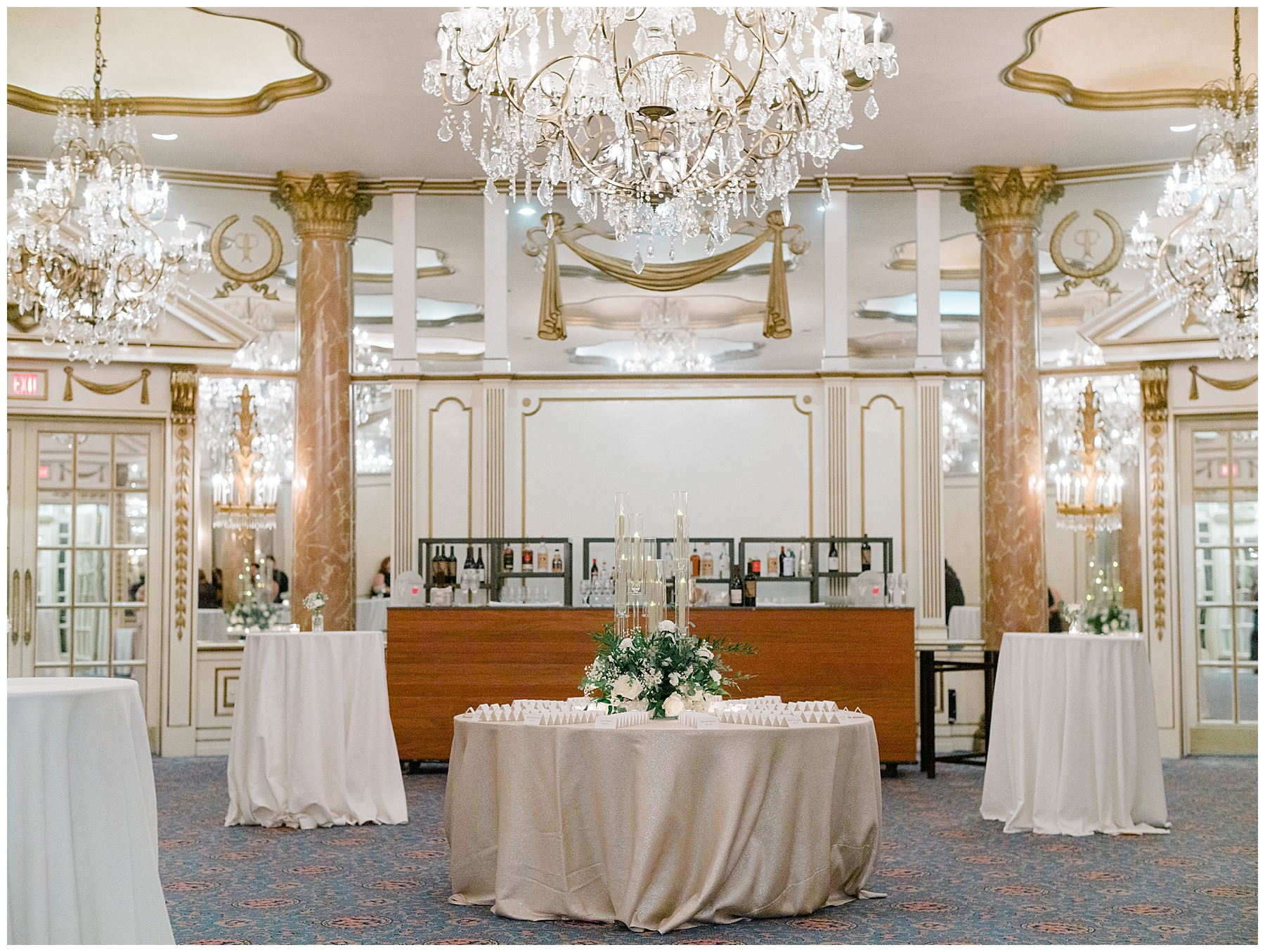 Elegant Fairmont Copley Plaza Wedding Reception