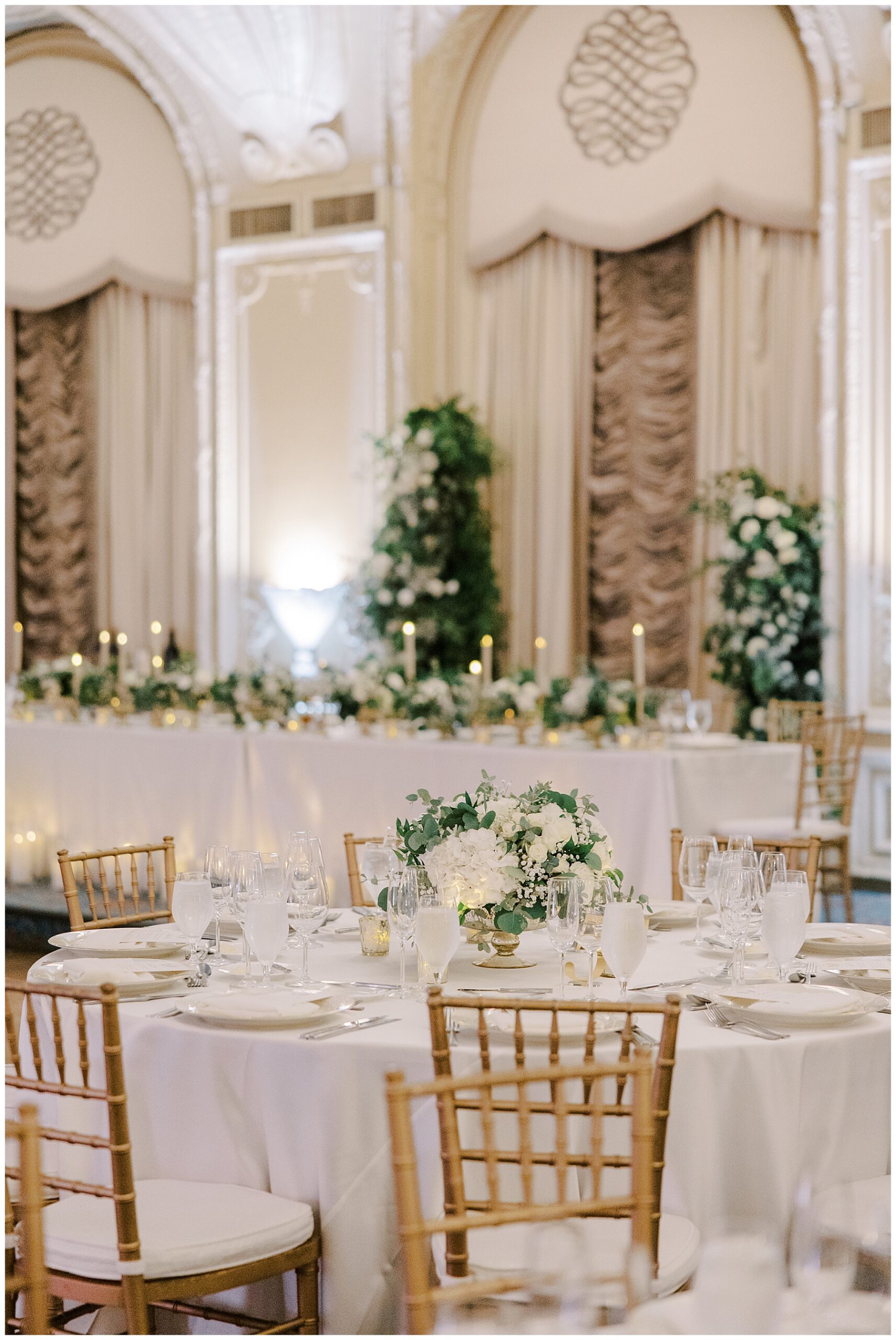 Elegant Fairmont Copley Plaza Wedding Reception